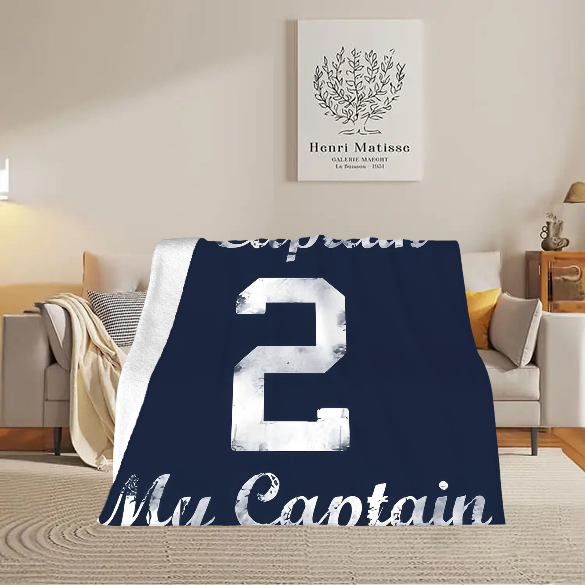 Derek Jeter 25 Soft Fleece Throw Blanket 50 X 60 Inch – Super Soft, Lightweight, And Durable – Perfect For Sofa, Bed, Camping, And More – Ideal Gift For Family And Friends
