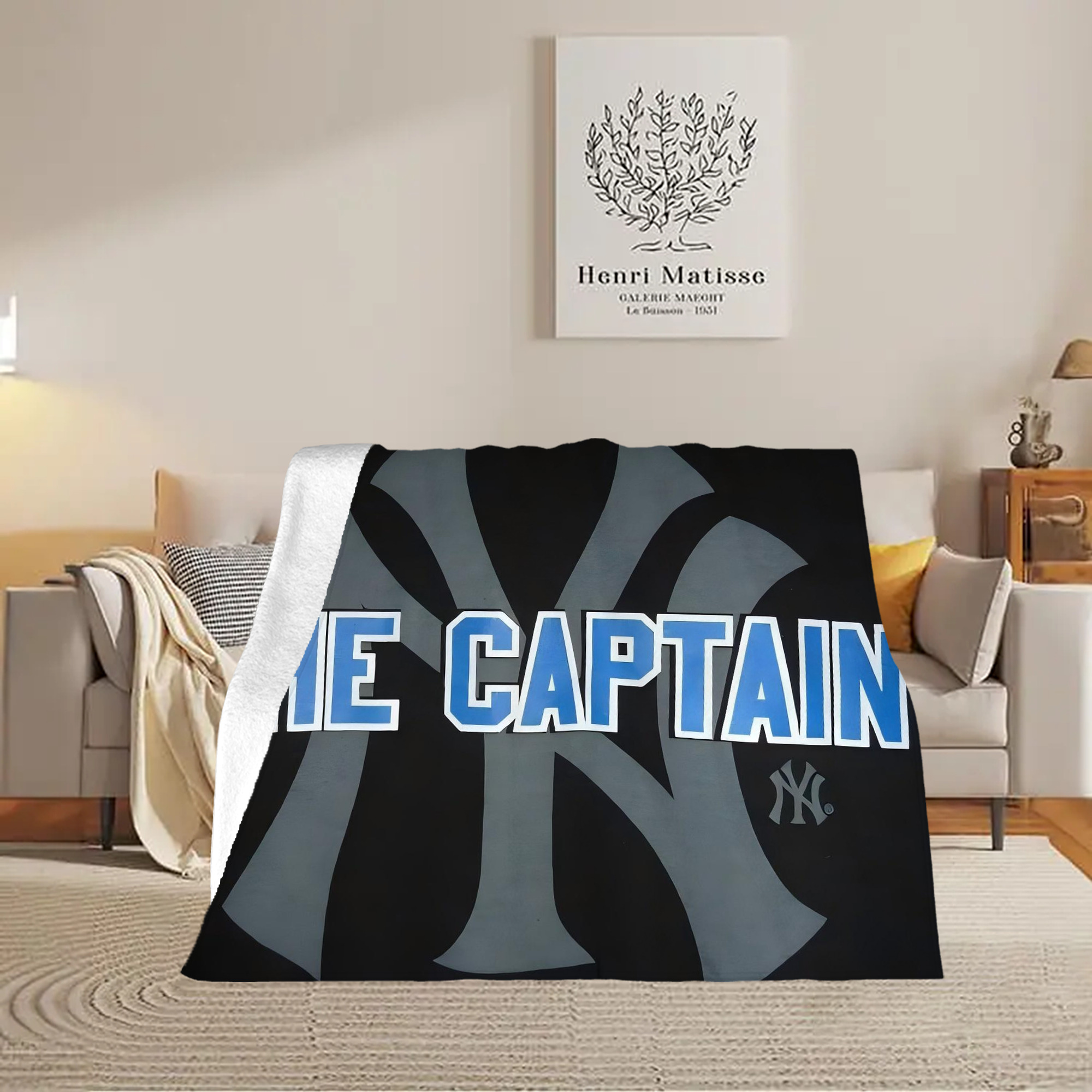 Derek Jeter 103 Soft Fleece Throw Blanket 50 X 60 Inch – Super Soft, Lightweight, And Durable – Perfect For Sofa, Bed, Camping, And More – Ideal Gift For Family And Friends