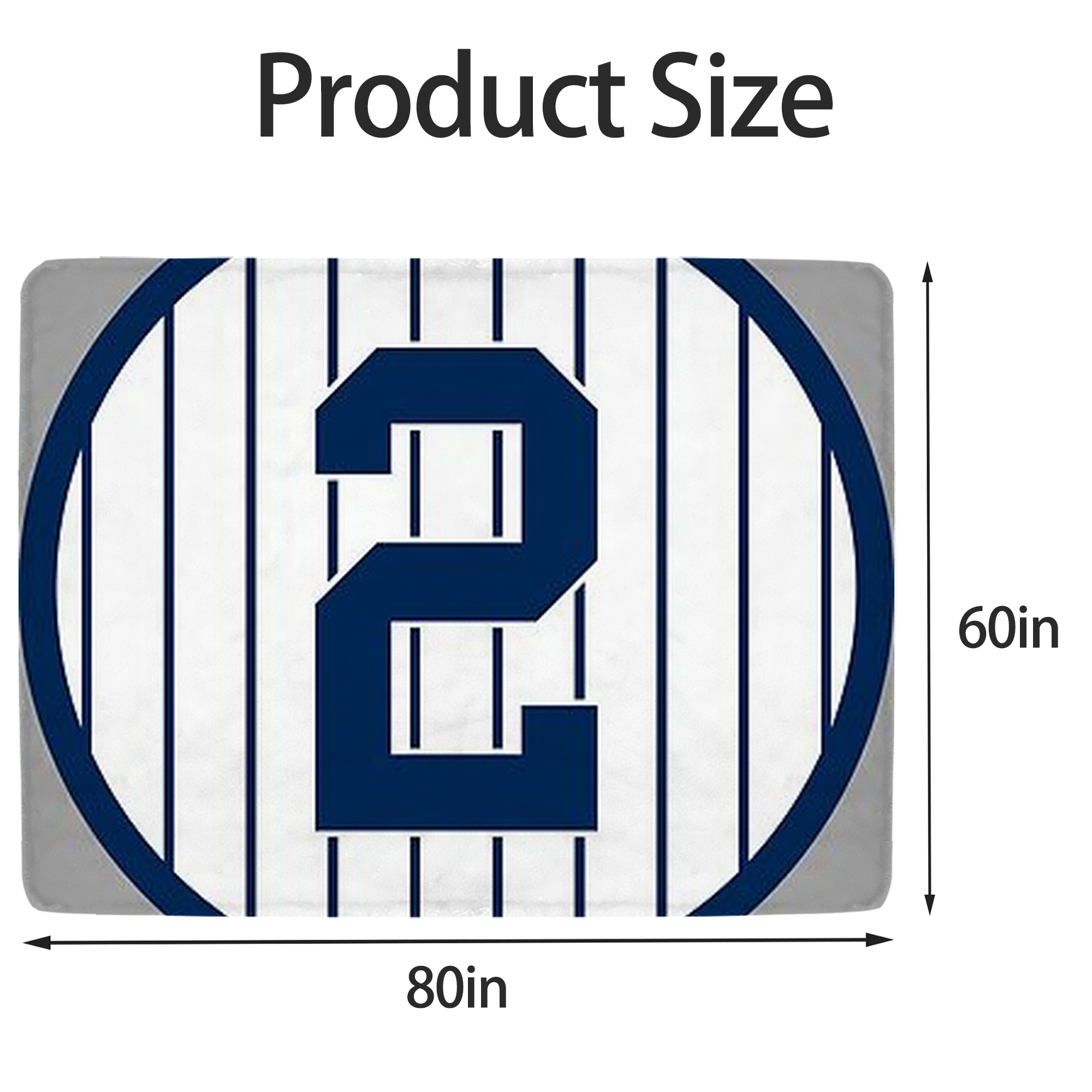 Derek Jeter 19 Soft Fleece Throw Blanket 60 X 80 Inch – Super Soft, Lightweight, And Durable – Perfect For Sofa, Bed, Camping, And More – Ideal Gift For Family And Friends