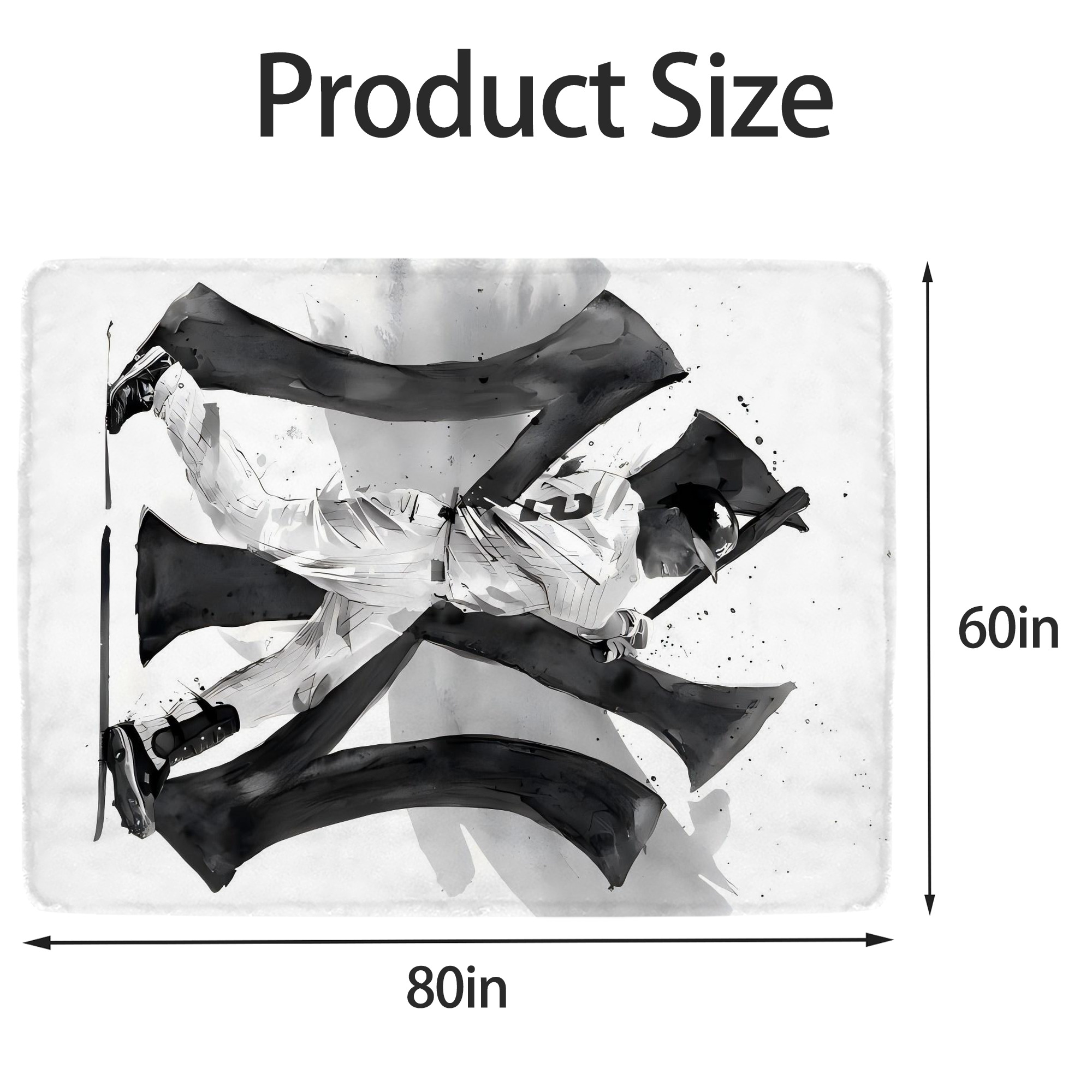 Derek Jeter 71 Soft Fleece Throw Blanket 60 X 80 Inch – Super Soft, Lightweight, And Durable – Perfect For Sofa, Bed, Camping, And More – Ideal Gift For Family And Friends