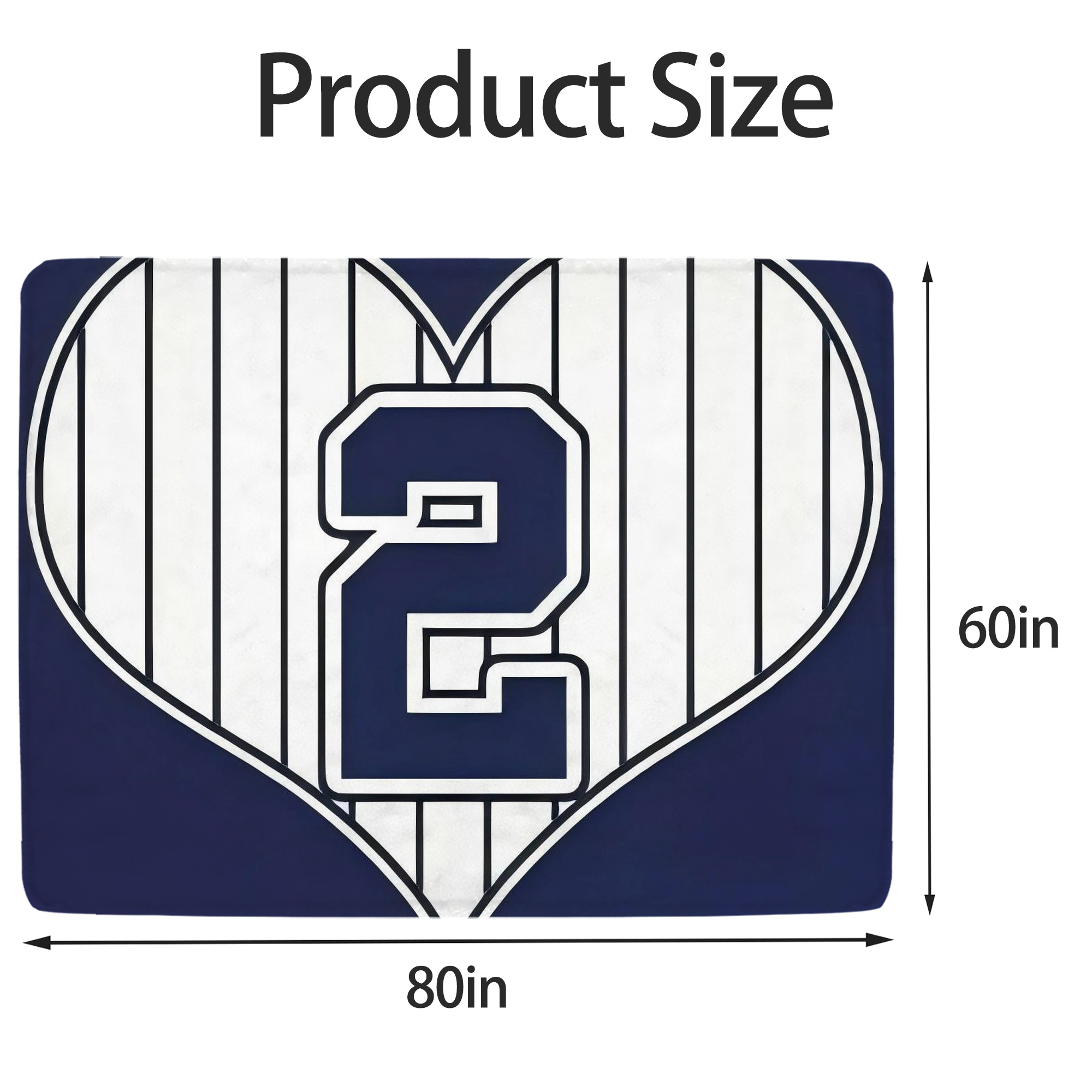 Derek Jeter 75 Soft Fleece Throw Blanket 60 X 80 Inch – Super Soft, Lightweight, And Durable – Perfect For Sofa, Bed, Camping, And More – Ideal Gift For Family And Friends