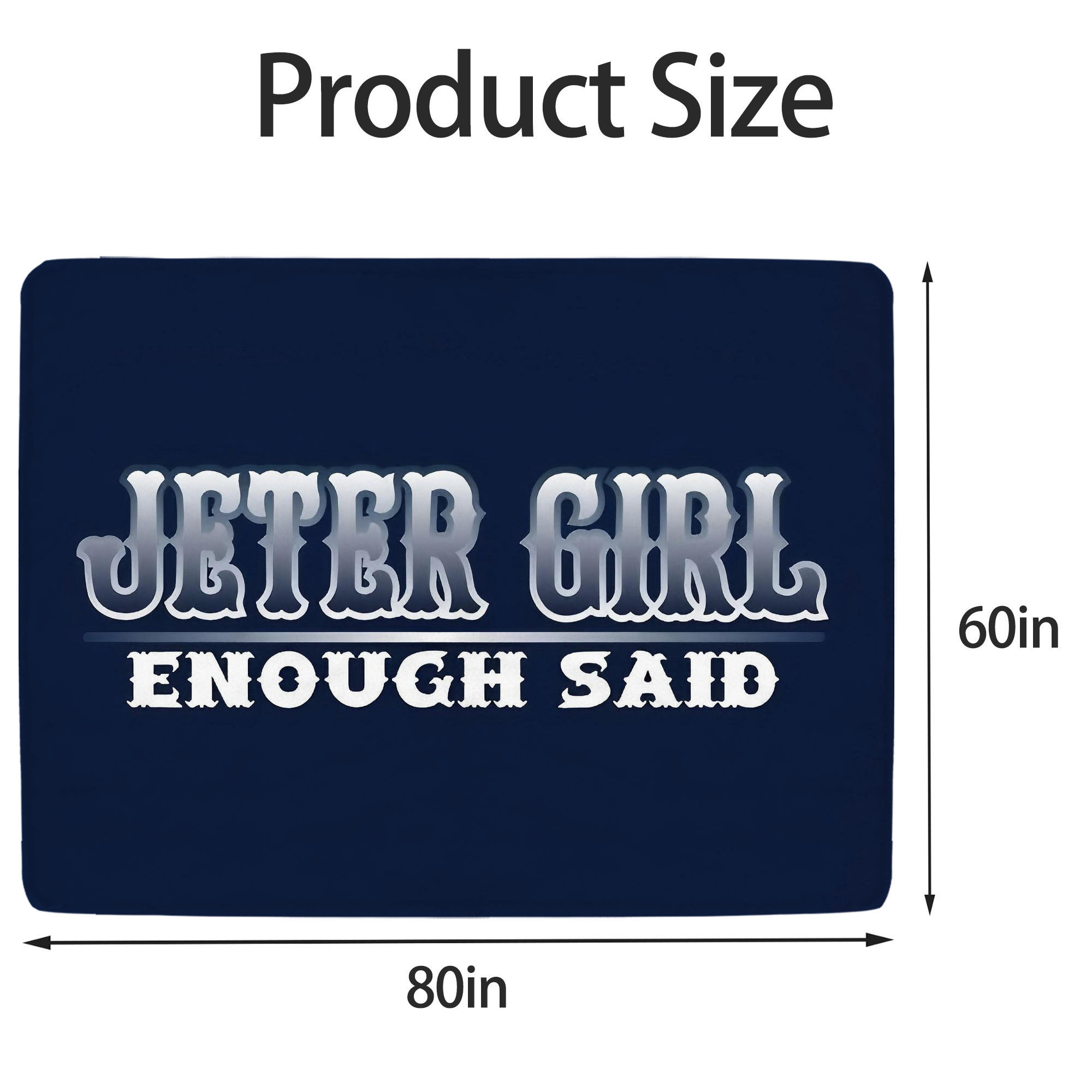 Derek Jeter 101 Soft Fleece Throw Blanket 60 X 80 Inch – Super Soft, Lightweight, And Durable – Perfect For Sofa, Bed, Camping, And More – Ideal Gift For Family And Friends