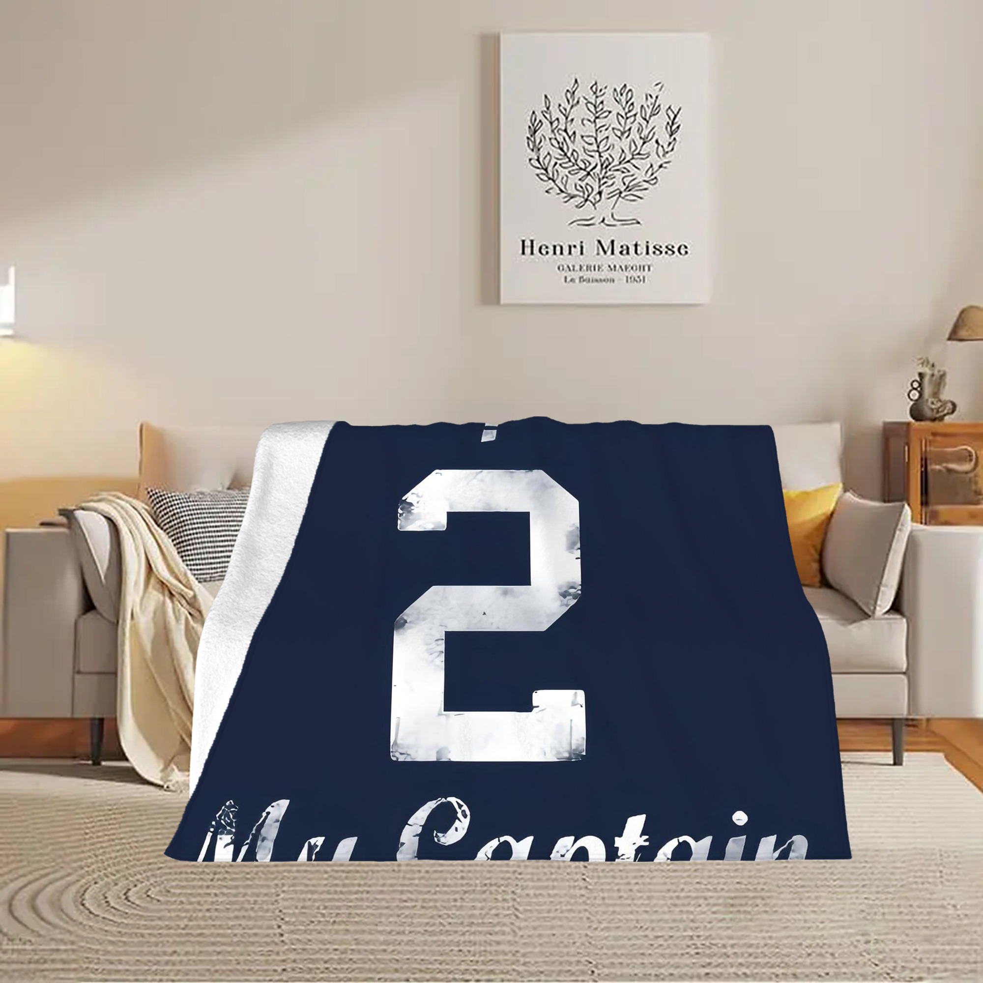 Derek Jeter 25 Soft Fleece Throw Blanket 60 X 80 Inch – Super Soft, Lightweight, And Durable – Perfect For Sofa, Bed, Camping, And More – Ideal Gift For Family And Friends