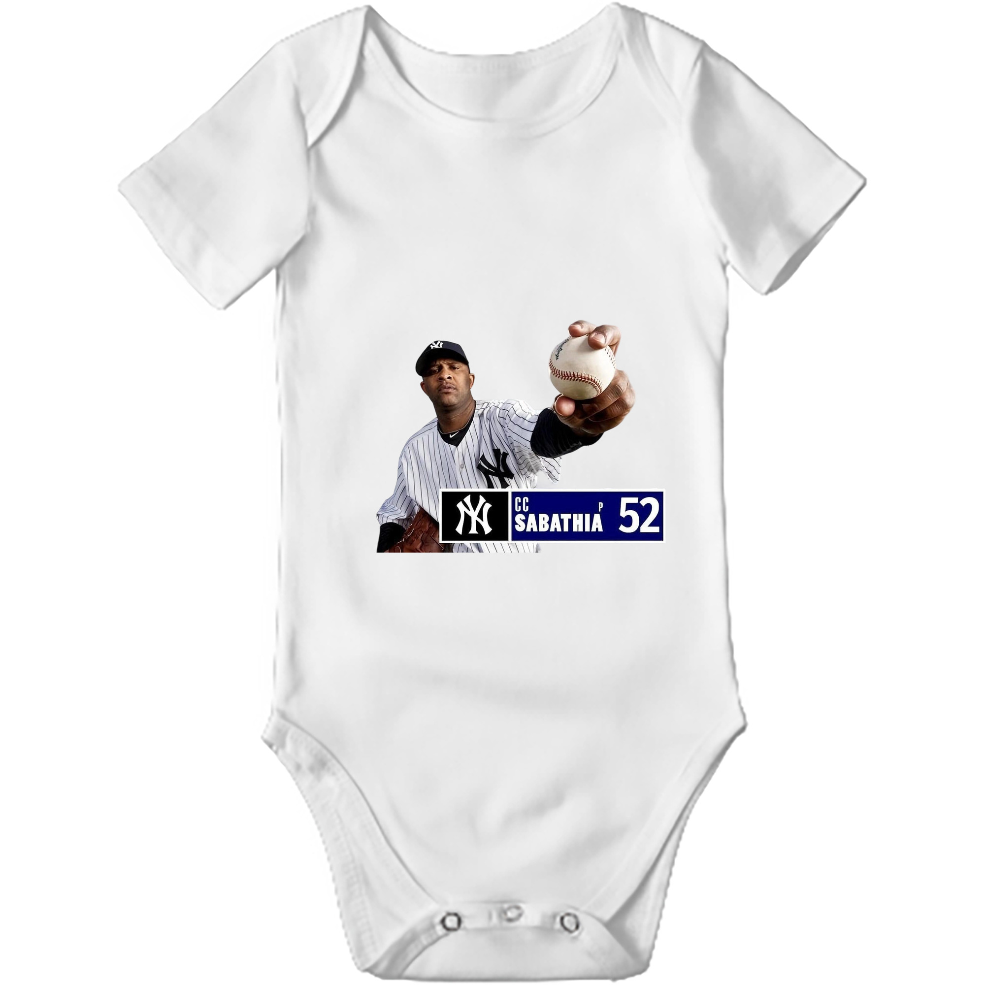 CC Sabatnia 1 Baby Short Sleeve Romper – 100% Cotton Soft & Breathable Digital Print Onesie With Easy Snap Closure And Envelope Shoulder – Comfortable For Daily Wear & Travel