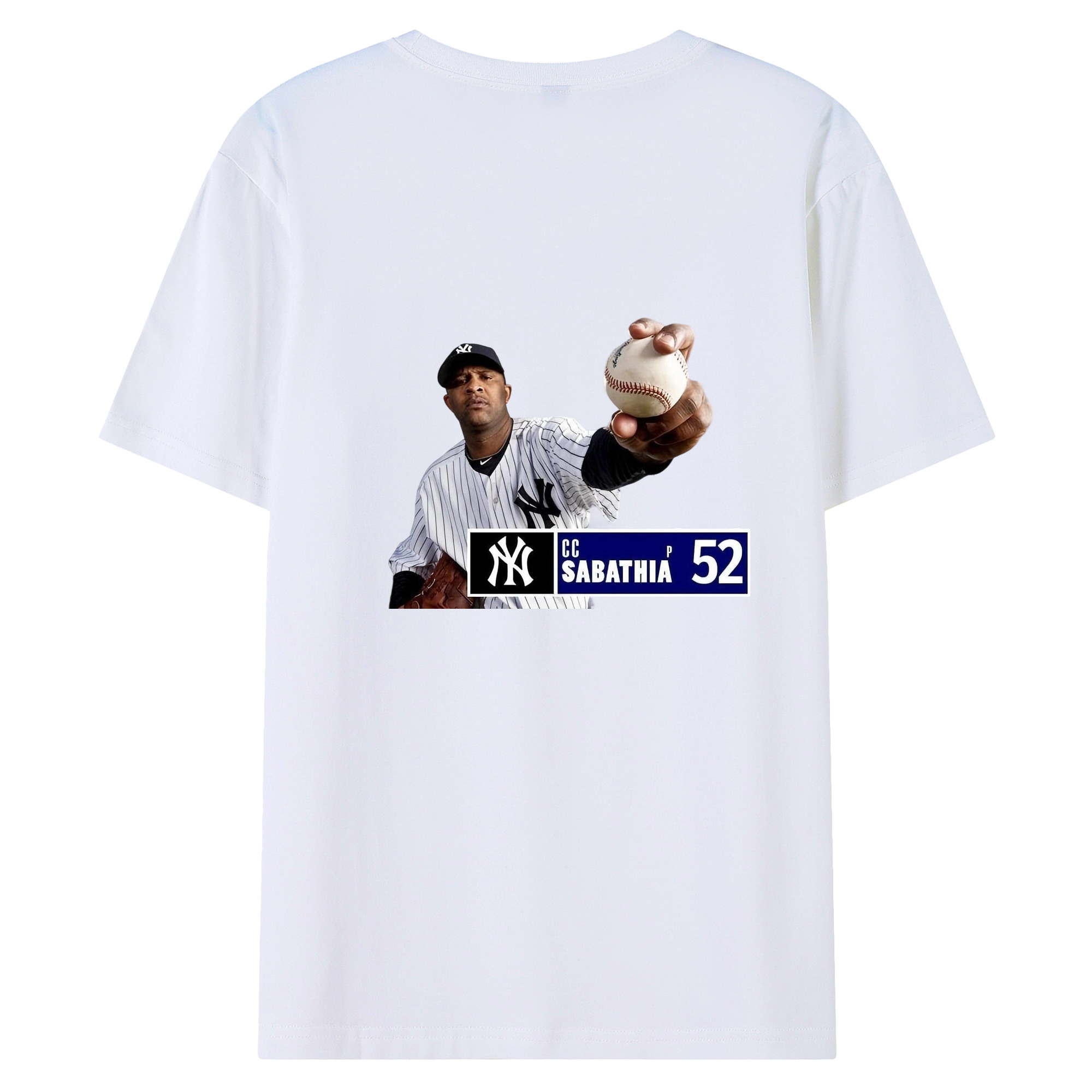 CC Sabatnia 1 180g Combed Cotton T-Shirt With Back Heat Transfer Print – Soft, Lightweight, Fitted Design – Stylish Casual Wear For Sports & Everyday Use