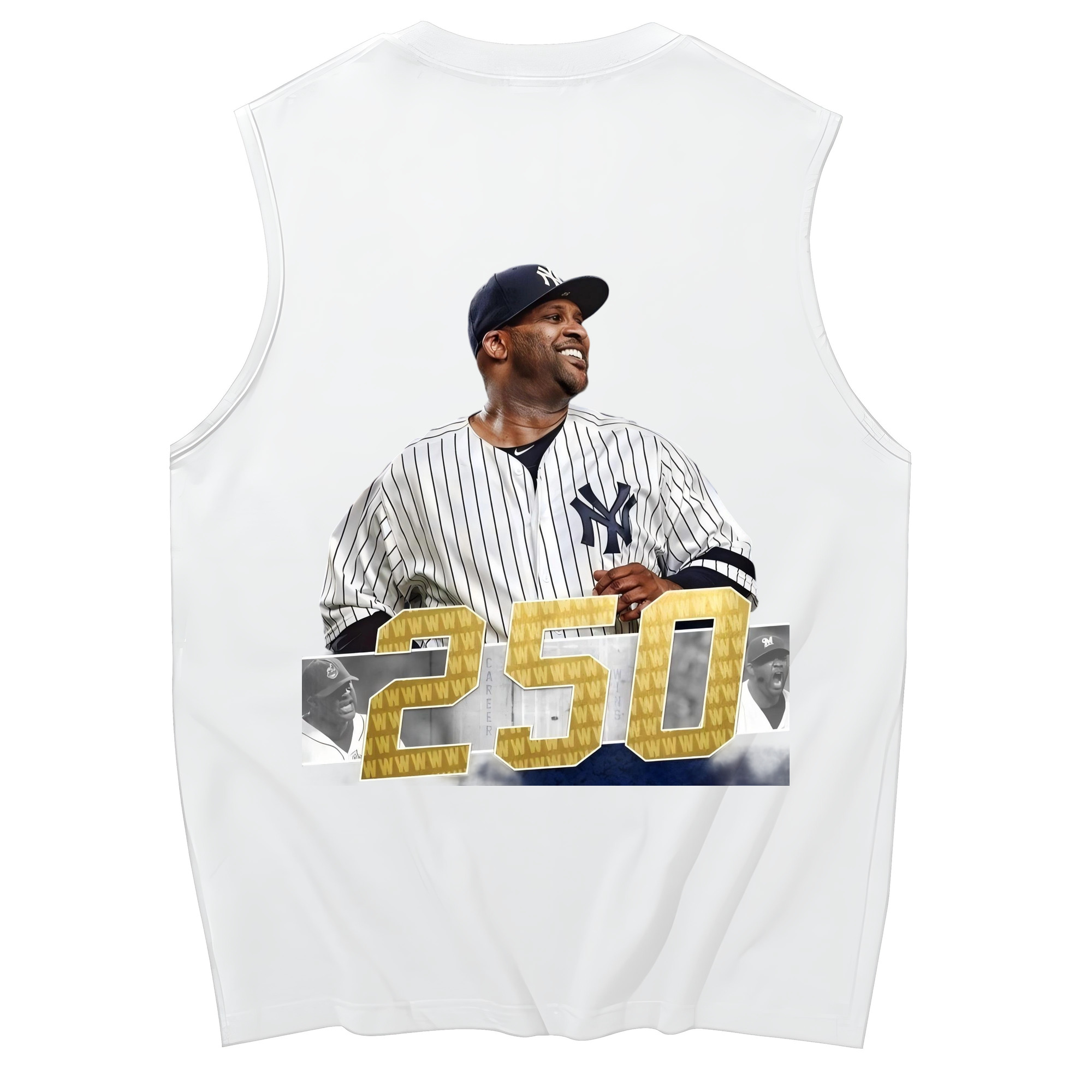 CC Sabatnia 3 230g Pure Cotton Tank Top With Back Heat Transfer Print – Soft, Lightweight, Fitted Design – Stylish & Comfortable Casual Wear For Sports & Everyday Use