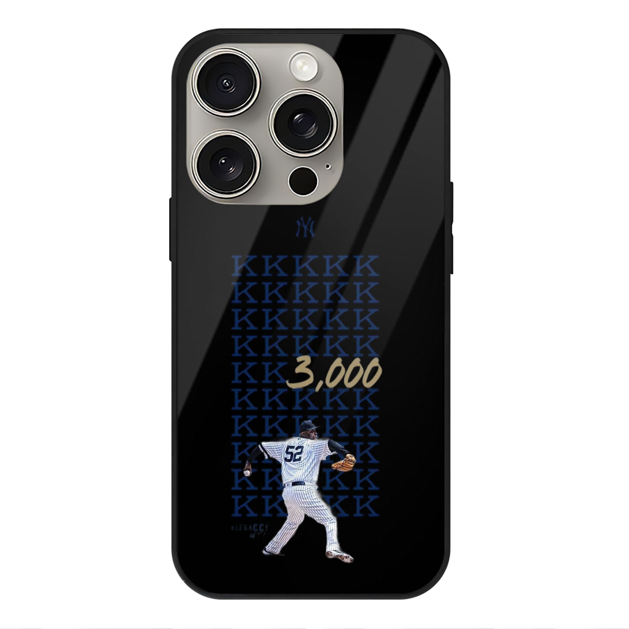 CC Sabatnia 5 IPhone 15 Pro Mirror Phone Case – UV Printed Glass + TPU – Scratch-Resistant, Wireless Charging Compatible, Precise Fit & Stylish Design