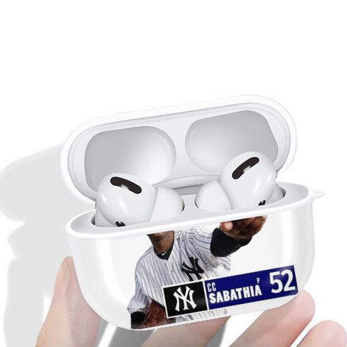 CC Sabatnia 1 AirPods Pro Hard Case White With Keychain, Durable Flexible PC, Precise Cutouts, Anti-Fingerprint, Yellowing & Scratch Resistant, Full Protection, Washable