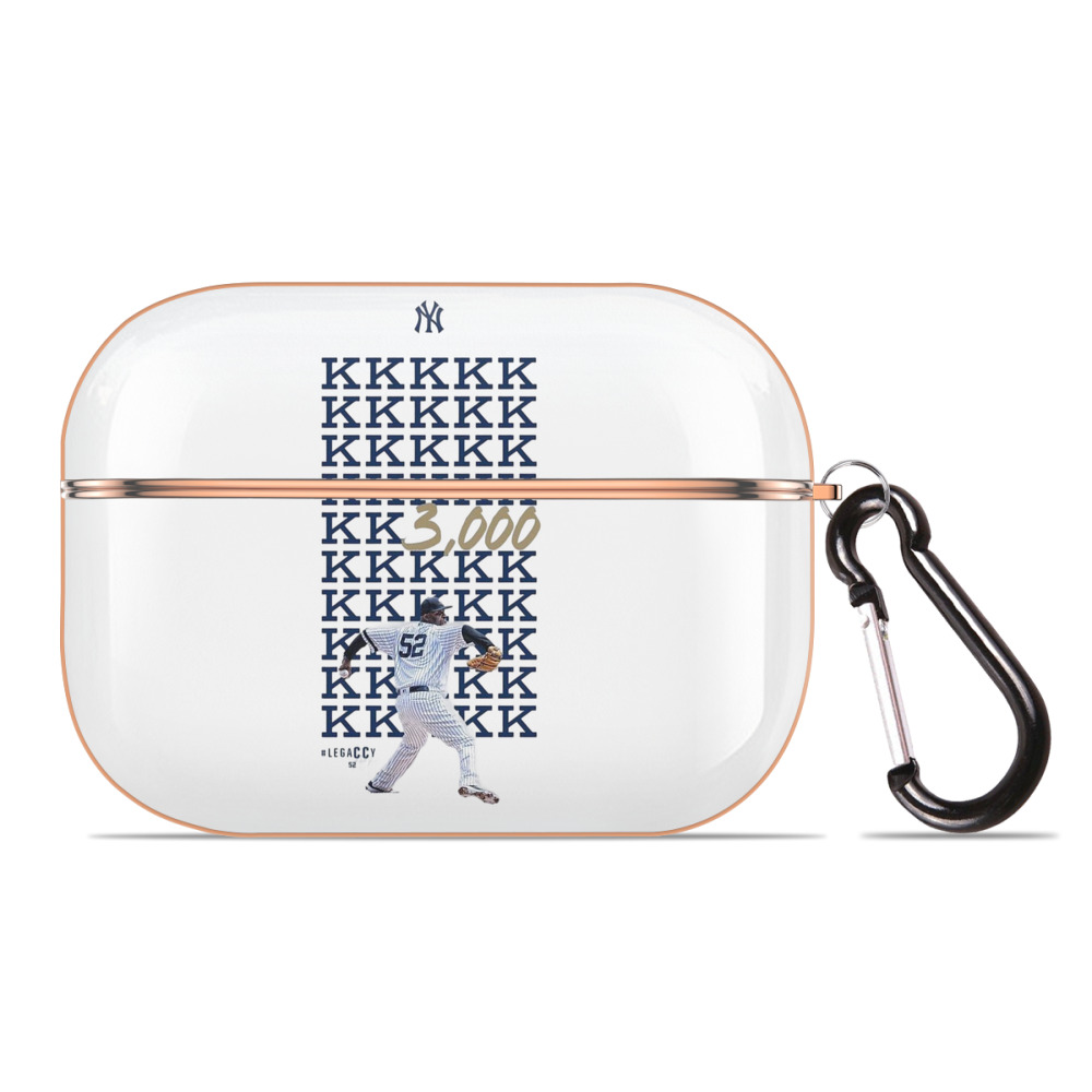 CC Sabatnia 5 AirPods Pro Protective Case Rose Gold, Flexible PC Material, Precise Fit, Anti-Slip Cover, Full Protection, Fingerprint Resistant, Washable With Keychain