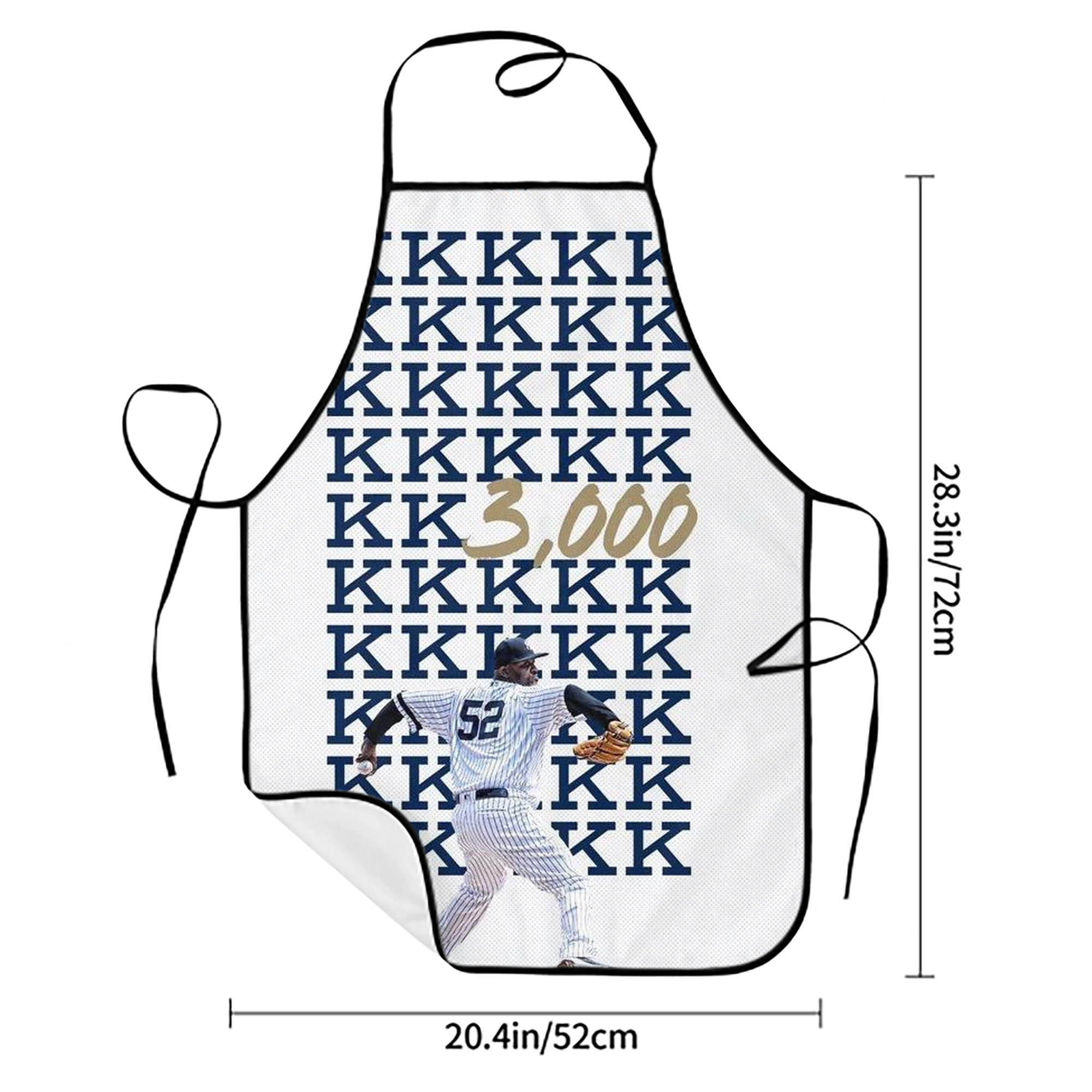 CC Sabatnia 26 Stain-Resistant Polyester Apron With Pocket – Full Print, Waterproof, Anti-Wrinkle, Anti-Pilling – Ideal For Kitchen, BBQ, Restaurant, Salon & More