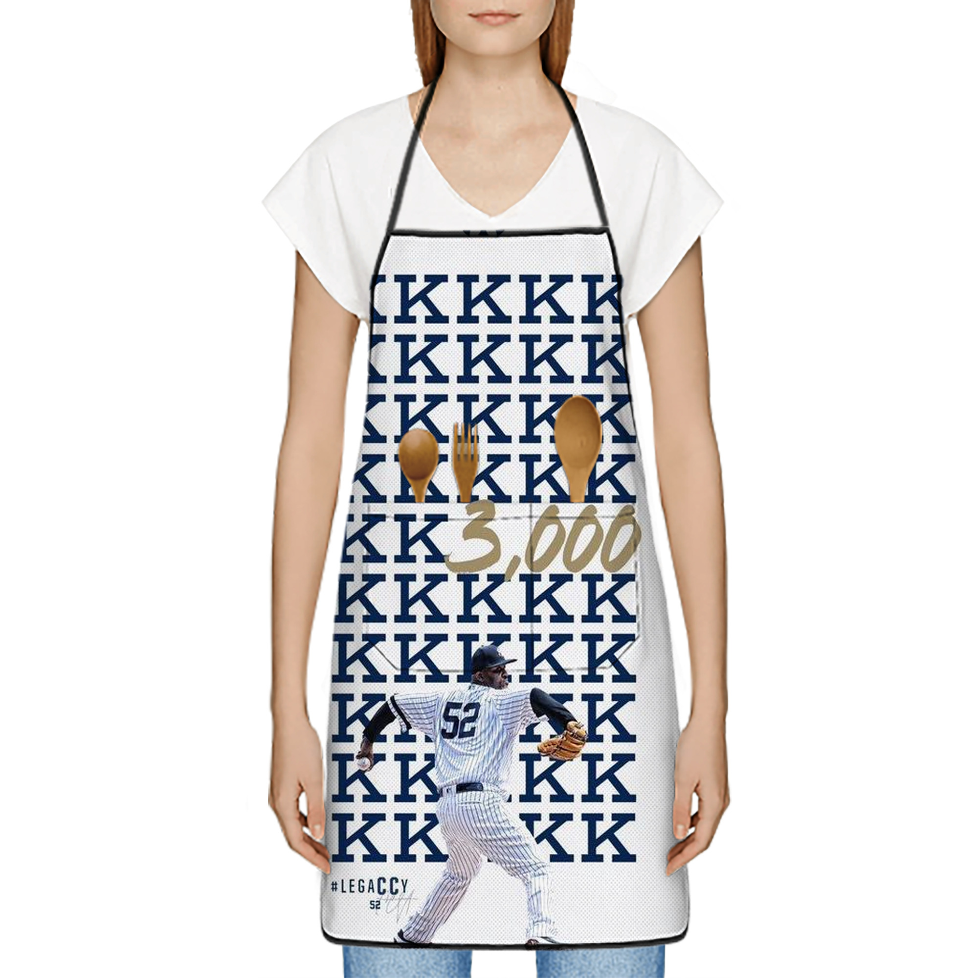 CC Sabatnia 26 Stain-Resistant Polyester Apron With Pocket – Full Print, Waterproof, Anti-Wrinkle, Anti-Pilling – Ideal For Kitchen, BBQ, Restaurant, Salon & More