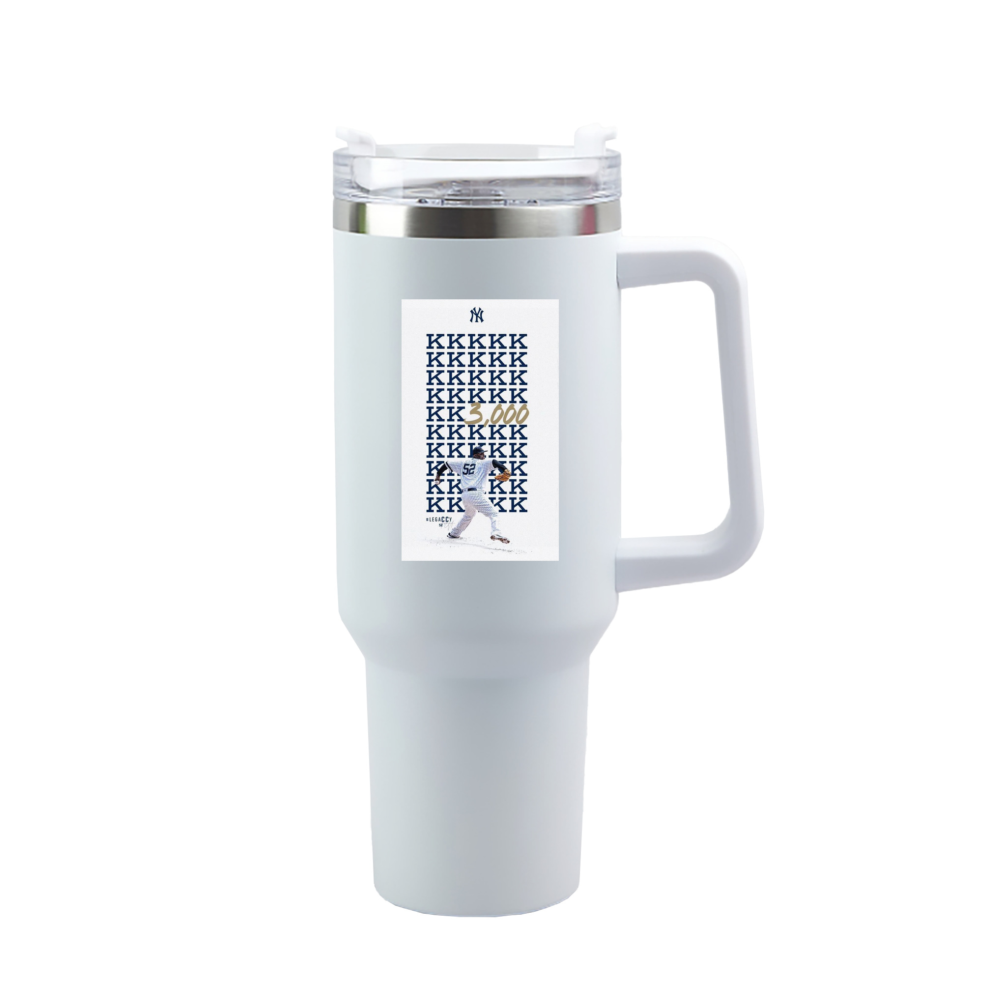 CC Sabatnia 26 40oz Handle Car Tumbler – Durable Stainless Steel Travel Mug With UV Print – Double Wall Insulated, Fits Most Car Cup Holders