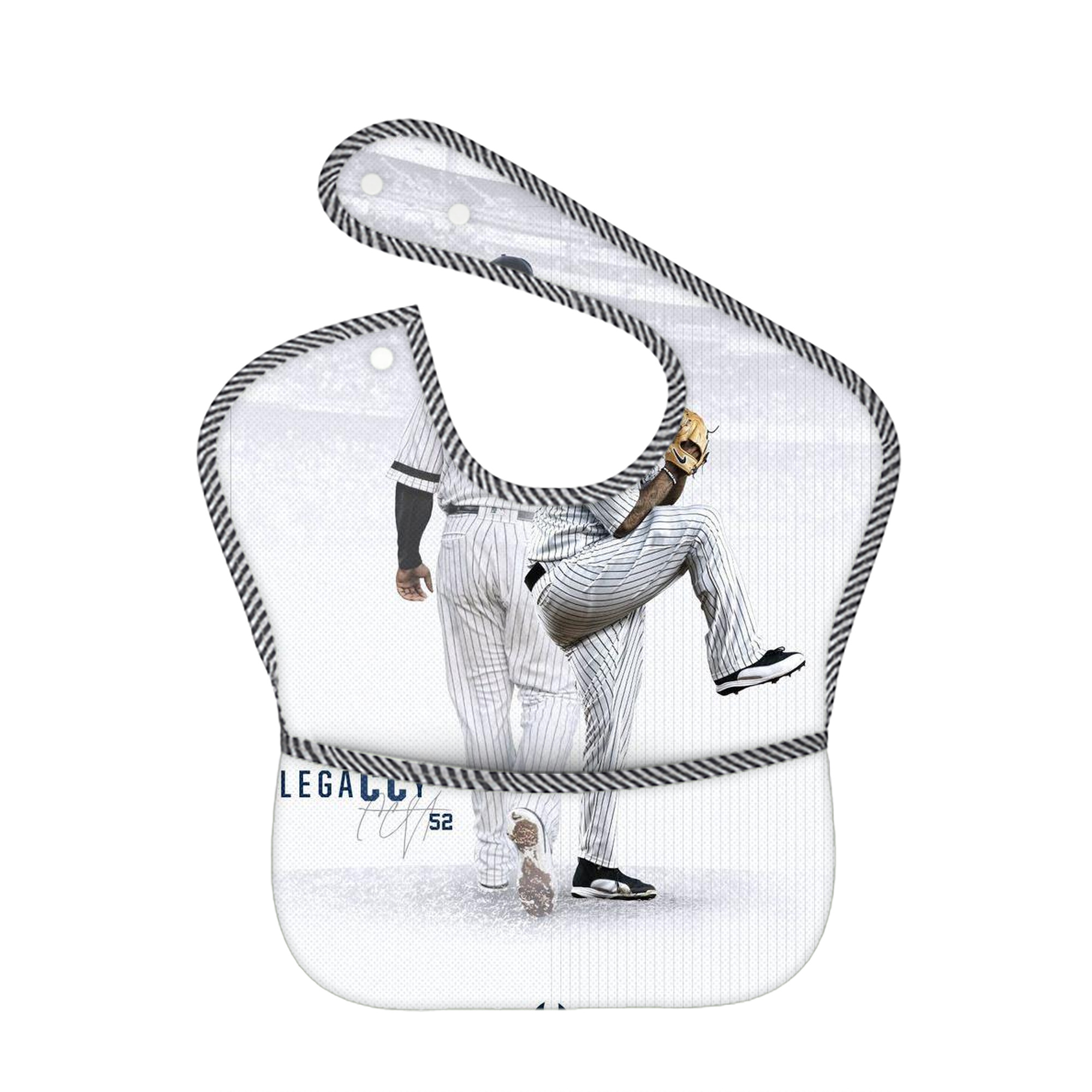 CC Sabatnia 9 Adjustable Waterproof Toddler Bib – Full-Print Durable Polyester – Foldable Crumb Pocket – Easy Snap Closure – Soft