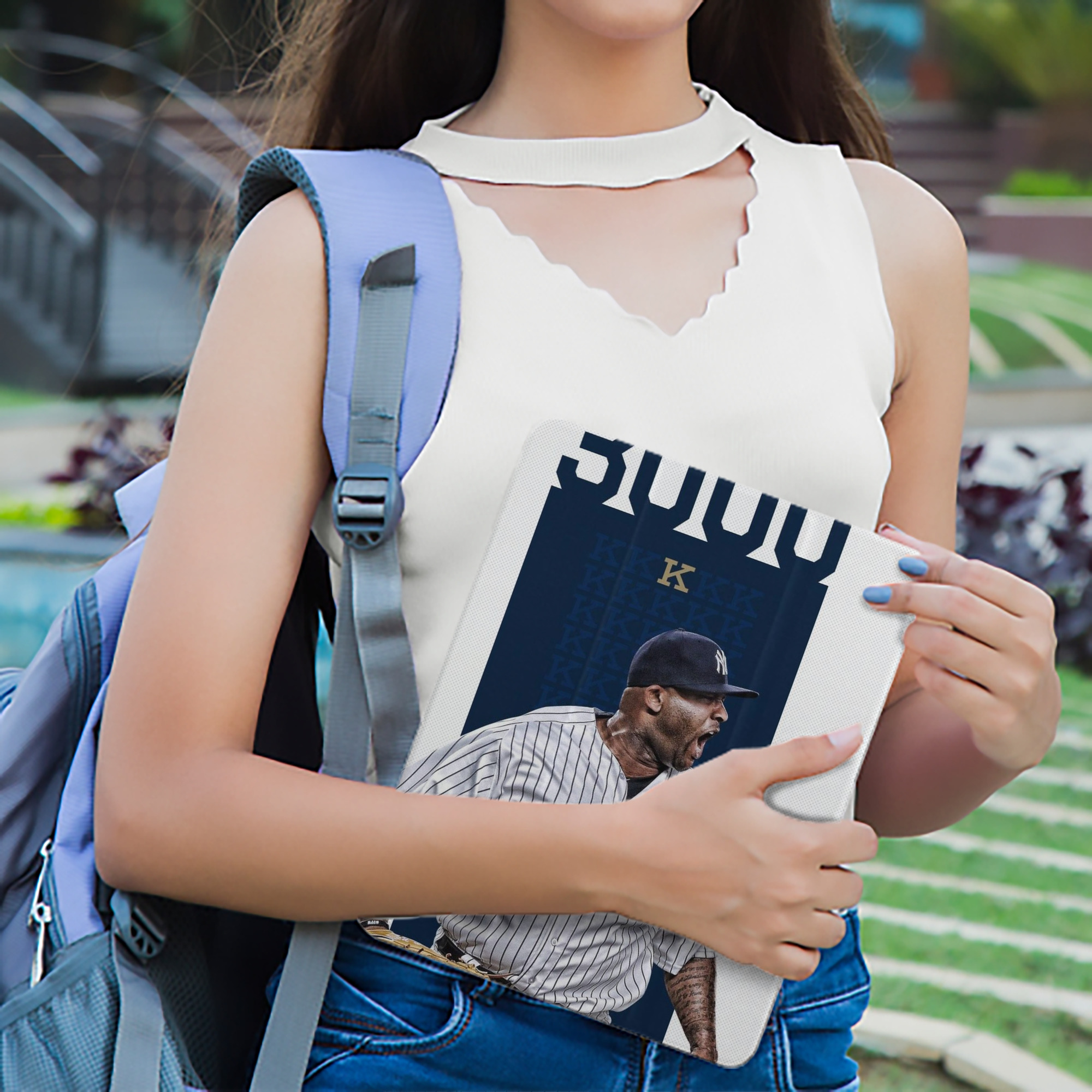 CC Sabatnia 7 Premium Tri-Fold PU Leather & Silicone IPad Case With Pencil Slot – Fits 9.5,10.5,10.9 – Adjustable Stand, Slim, Protective