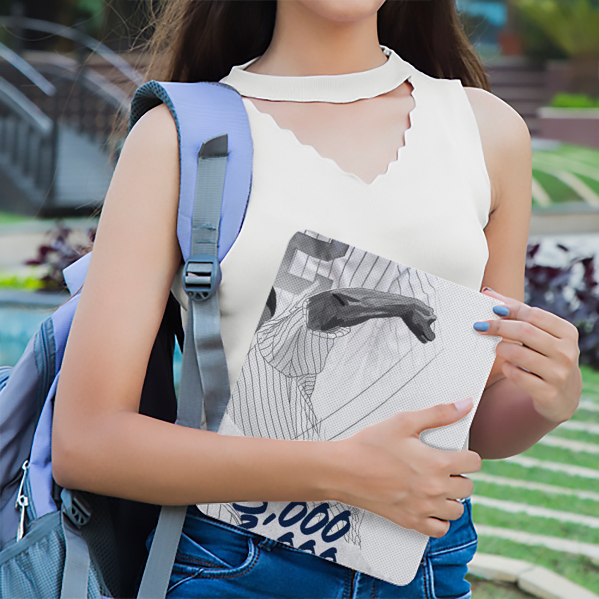 CC Sabatnia 15 IPad Book-Style Case With Pencil Slot – Slim PU & TPU Cover – Full Protection, Precise Fit, Water & Scratch Resistant