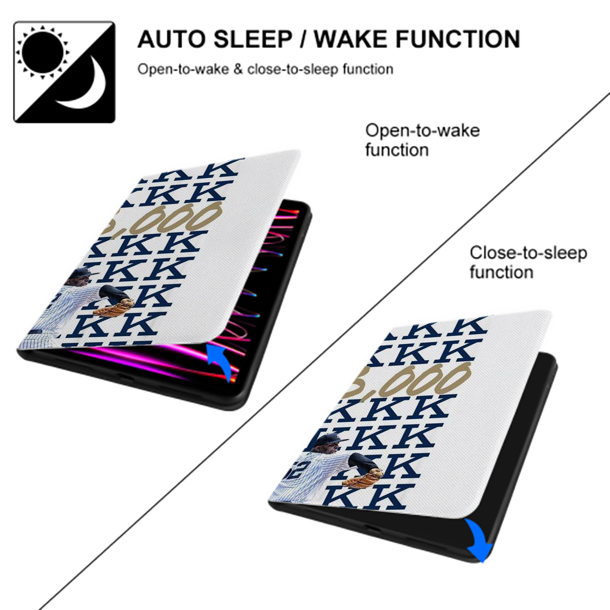 CC Sabatnia 26 IPad Book-Style Case With Pencil Slot – Slim PU & TPU Cover – Full Protection, Precise Fit, Water & Scratch Resistant