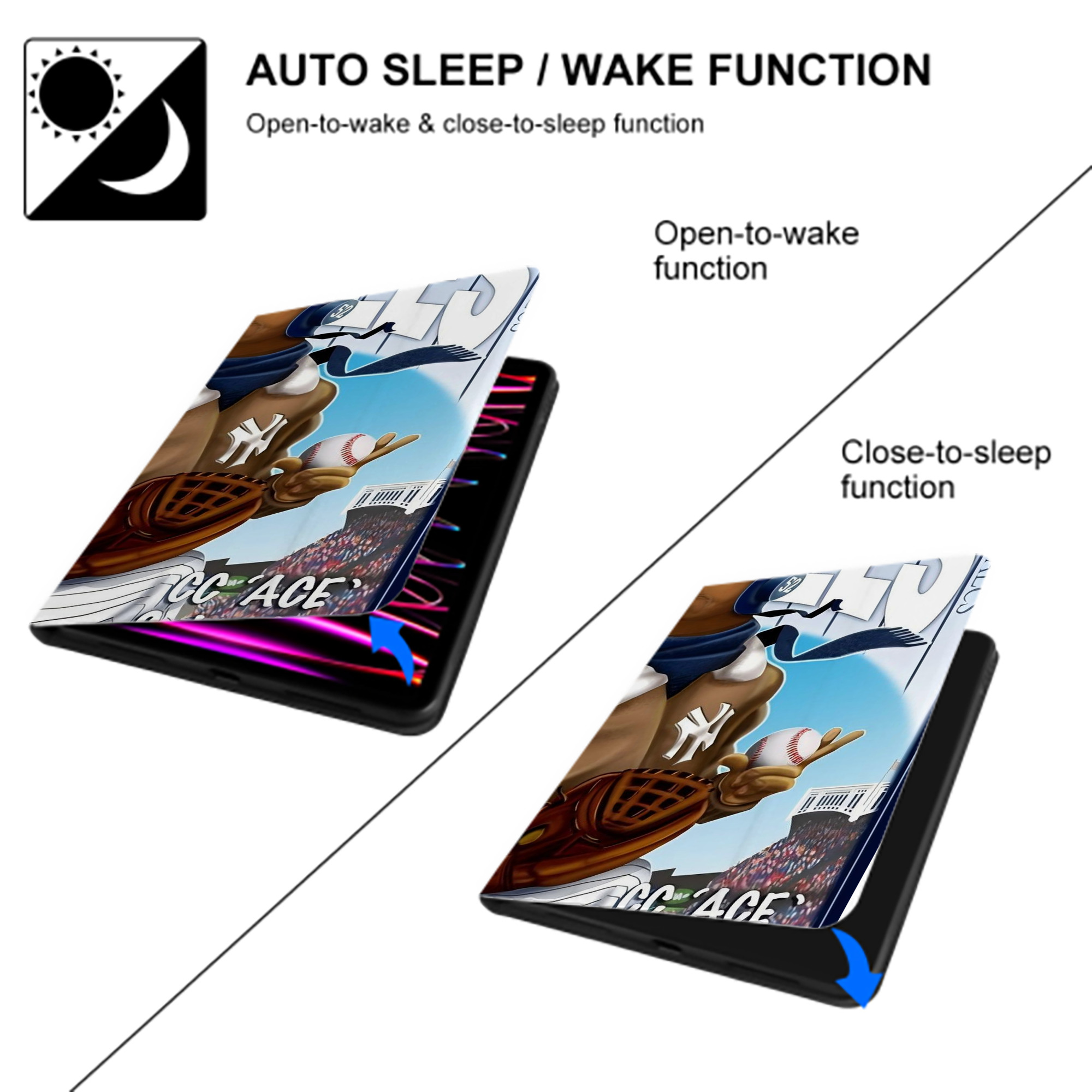 CC Sabatnia 29 IPad Book-Style Case With Pencil Slot – Slim PU & TPU Cover – Full Protection, Precise Fit, Water & Scratch Resistant