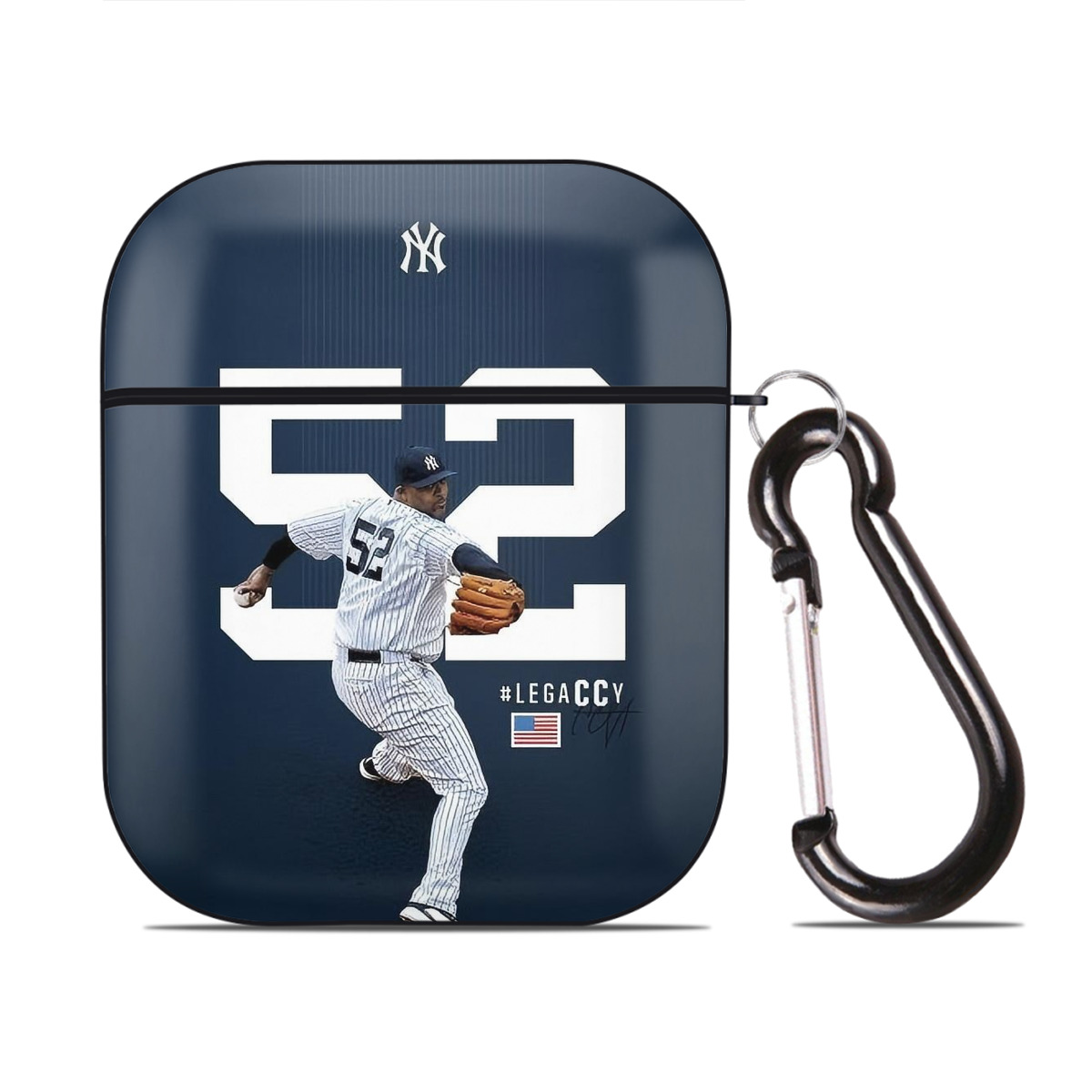 CC Sabatnia 22 AirPods 2 Case Hard Shell Black, Flexible PC Material, Precise Cutouts, Full Protection, Anti-Fingerprint, Washable, Includes Keychain – Durable & Slim Design