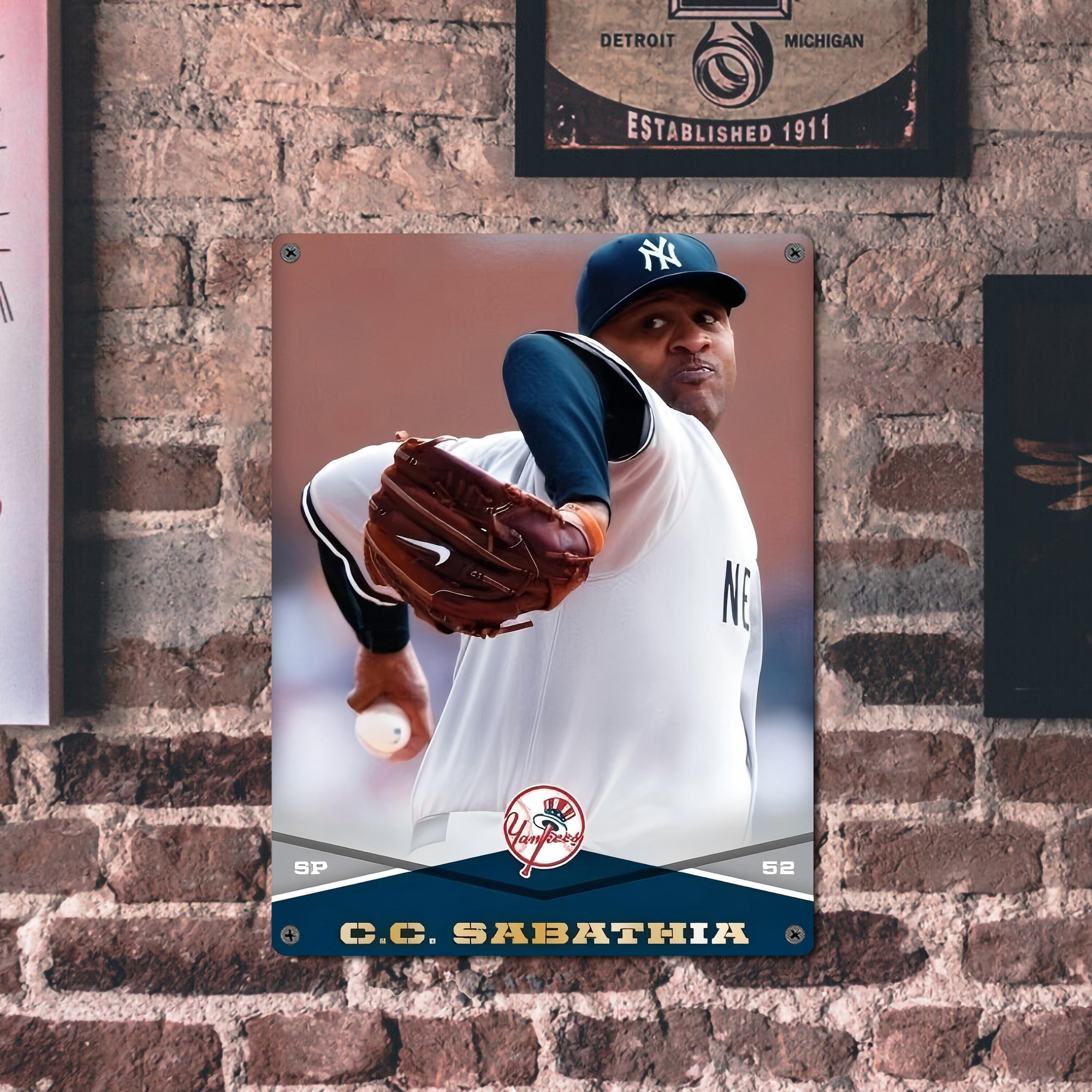 CC Sabatnia 6 Vintage Metal Tin Sign 12x16inch – Retro Wall Art Decor For Home, Bar, Kitchen, Bedroom, Office – Durable Iron Sheet Poster, Easy To Hang, Full-Color Printing