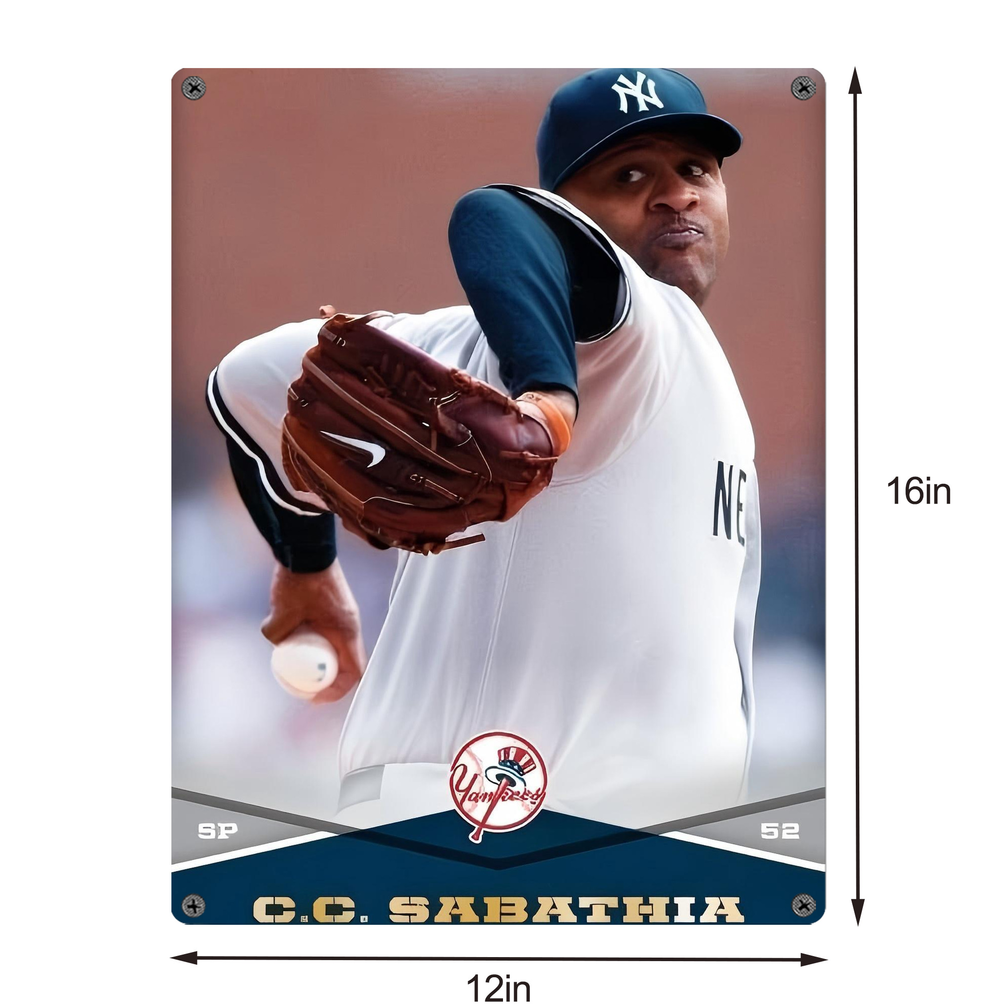 CC Sabatnia 6 Vintage Metal Tin Sign 12x16inch – Retro Wall Art Decor For Home, Bar, Kitchen, Bedroom, Office – Durable Iron Sheet Poster, Easy To Hang, Full-Color Printing