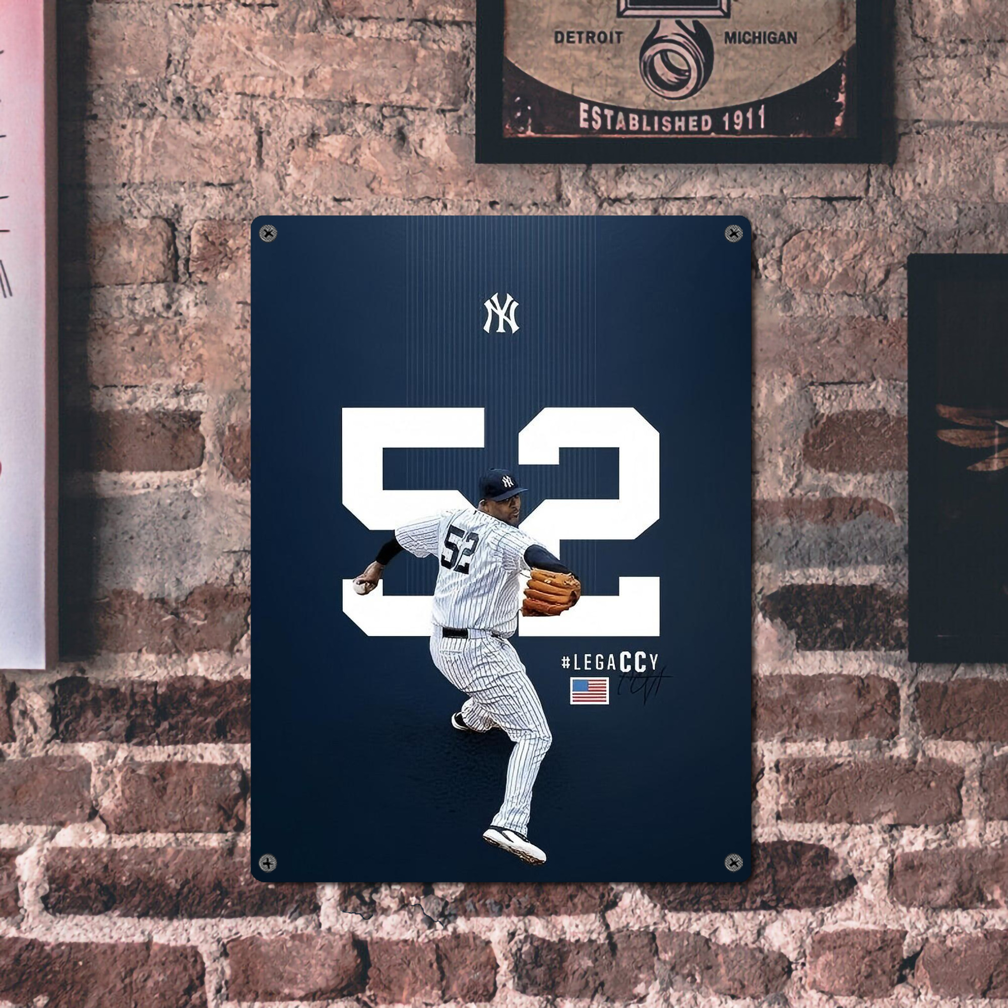 CC Sabatnia 22 Vintage Metal Tin Sign 12x16inch – Retro Wall Art Decor For Home, Bar, Kitchen, Bedroom, Office – Durable Iron Sheet Poster, Easy To Hang, Full-Color Printing