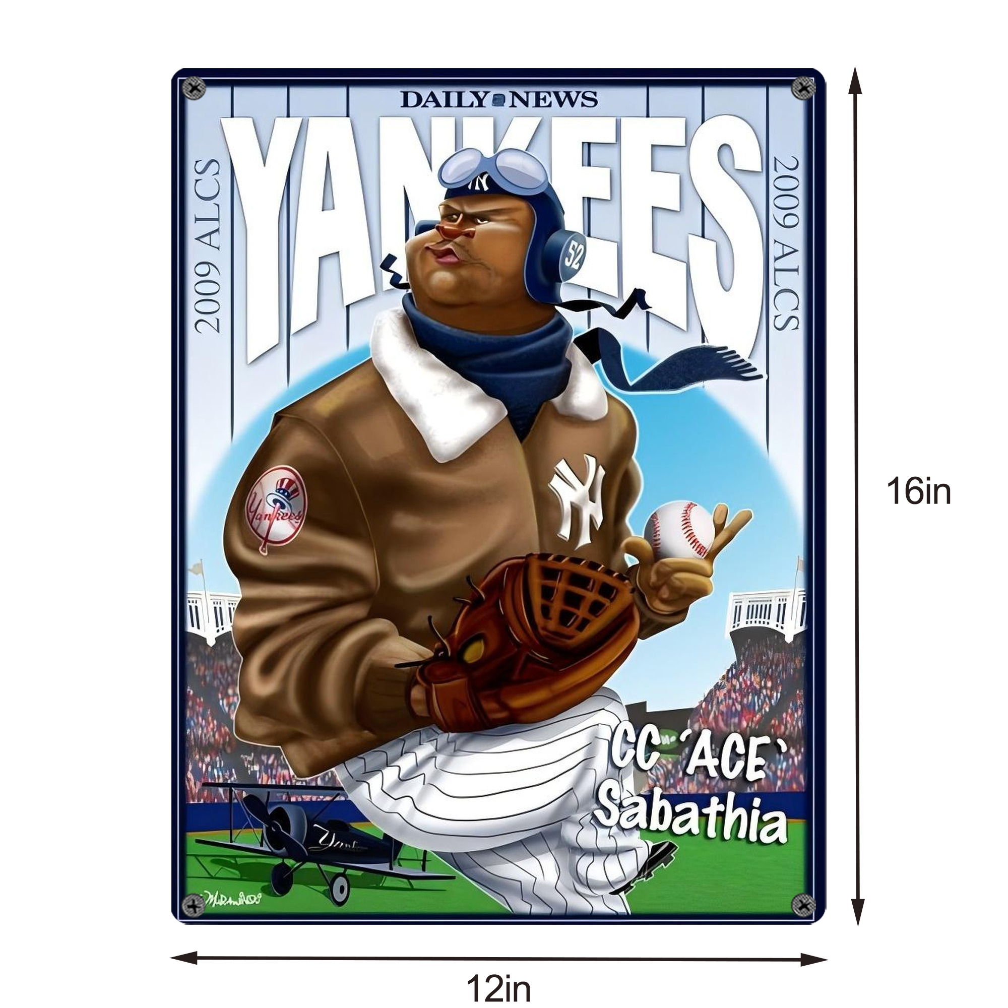 CC Sabatnia 29 Vintage Metal Tin Sign 12x16inch – Retro Wall Art Decor For Home, Bar, Kitchen, Bedroom, Office – Durable Iron Sheet Poster, Easy To Hang, Full-Color Printing