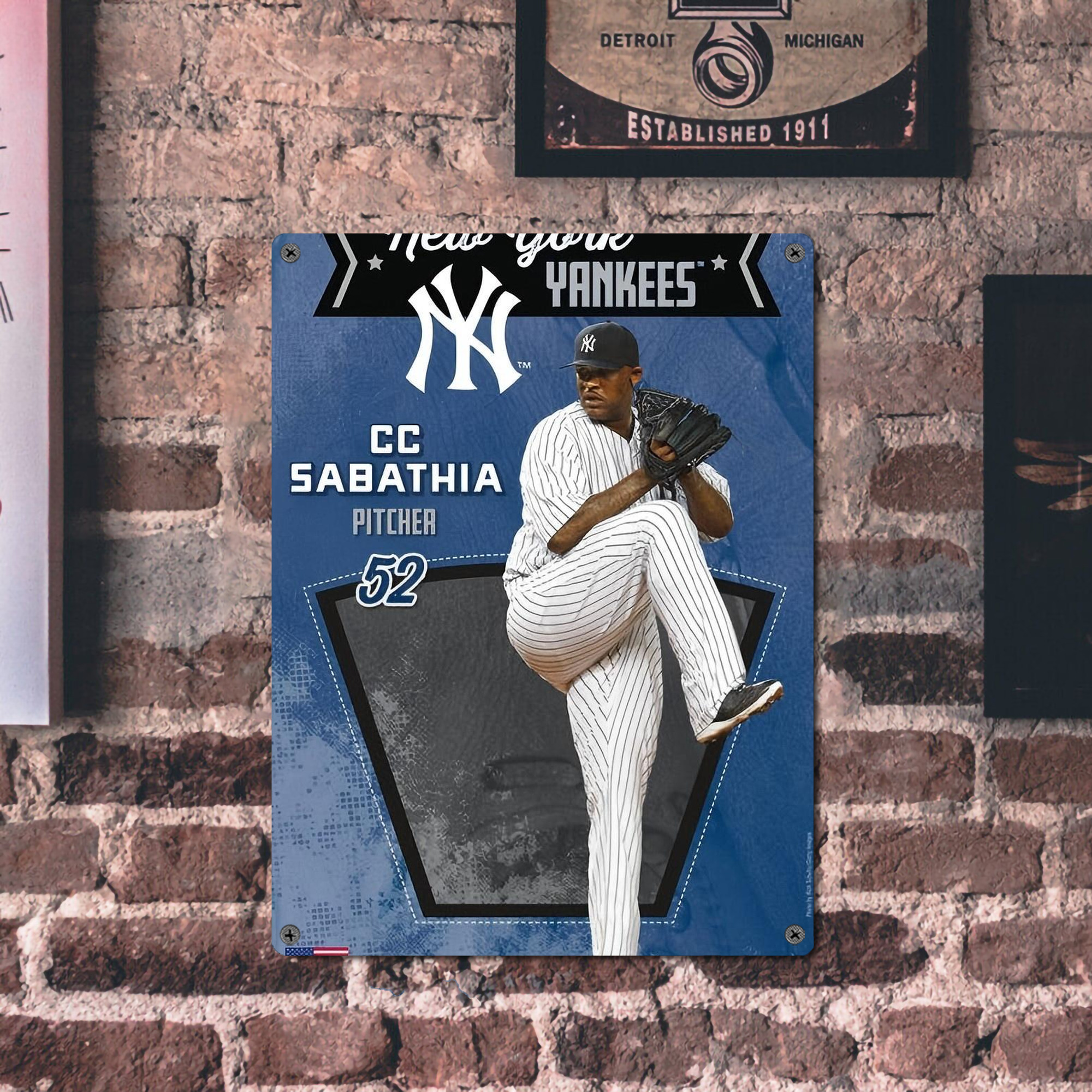 CC Sabatnia 31 Vintage Metal Tin Sign 12x16inch – Retro Wall Art Decor For Home, Bar, Kitchen, Bedroom, Office – Durable Iron Sheet Poster, Easy To Hang, Full-Color Printing