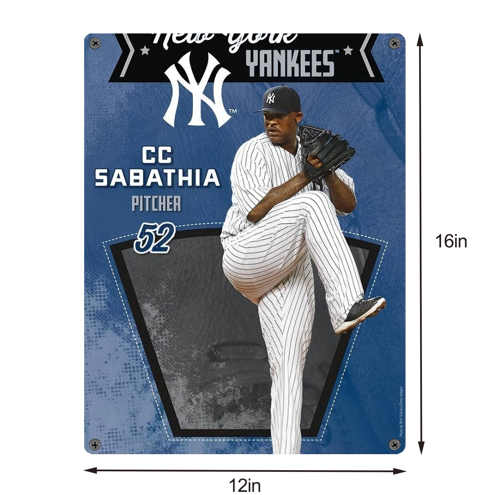 CC Sabatnia 31 Vintage Metal Tin Sign 12x16inch – Retro Wall Art Decor For Home, Bar, Kitchen, Bedroom, Office – Durable Iron Sheet Poster, Easy To Hang, Full-Color Printing