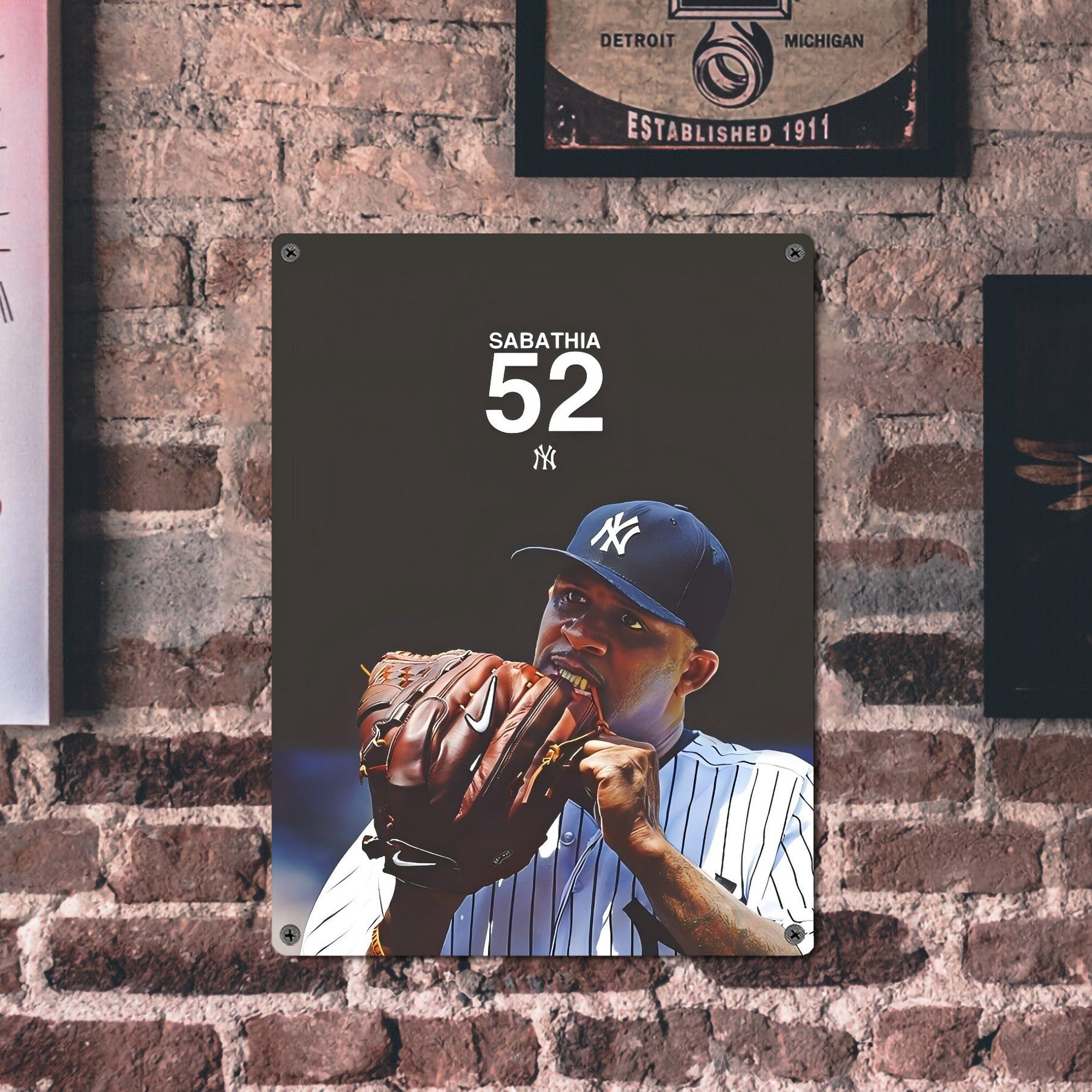 CC Sabatnia 33 Vintage Metal Tin Sign 12x16inch – Retro Wall Art Decor For Home, Bar, Kitchen, Bedroom, Office – Durable Iron Sheet Poster, Easy To Hang, Full-Color Printing