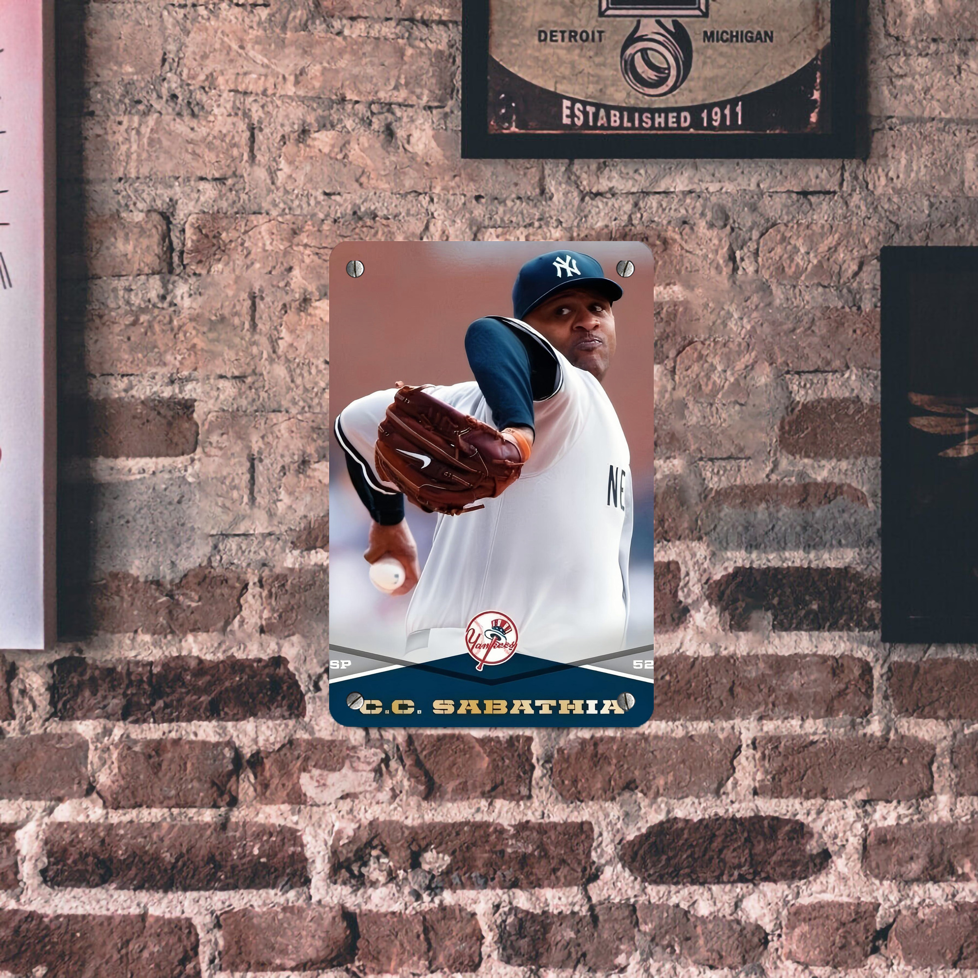 CC Sabatnia 6 Metal Tin Sign 8x12inch - High-Quality Full-Print Decorative Wall Art, Durable Rust-Resistant Metal Plaque For Living Room, Bedroom, Kitchen, Office, Bar Décor