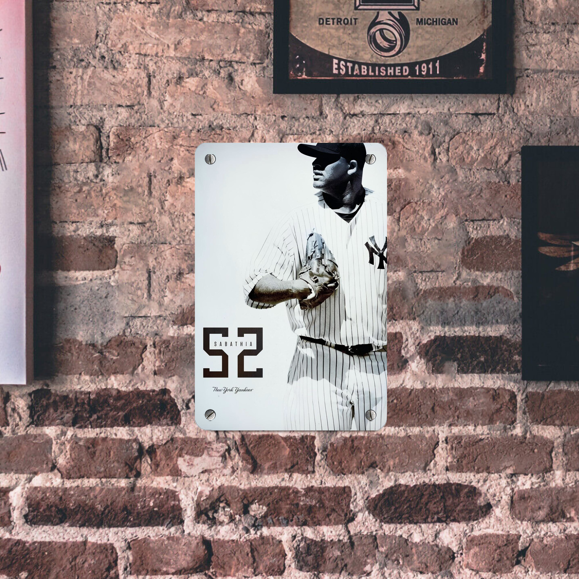 CC Sabatnia 8 Metal Tin Sign 8x12inch - High-Quality Full-Print Decorative Wall Art, Durable Rust-Resistant Metal Plaque For Living Room, Bedroom, Kitchen, Office, Bar Décor