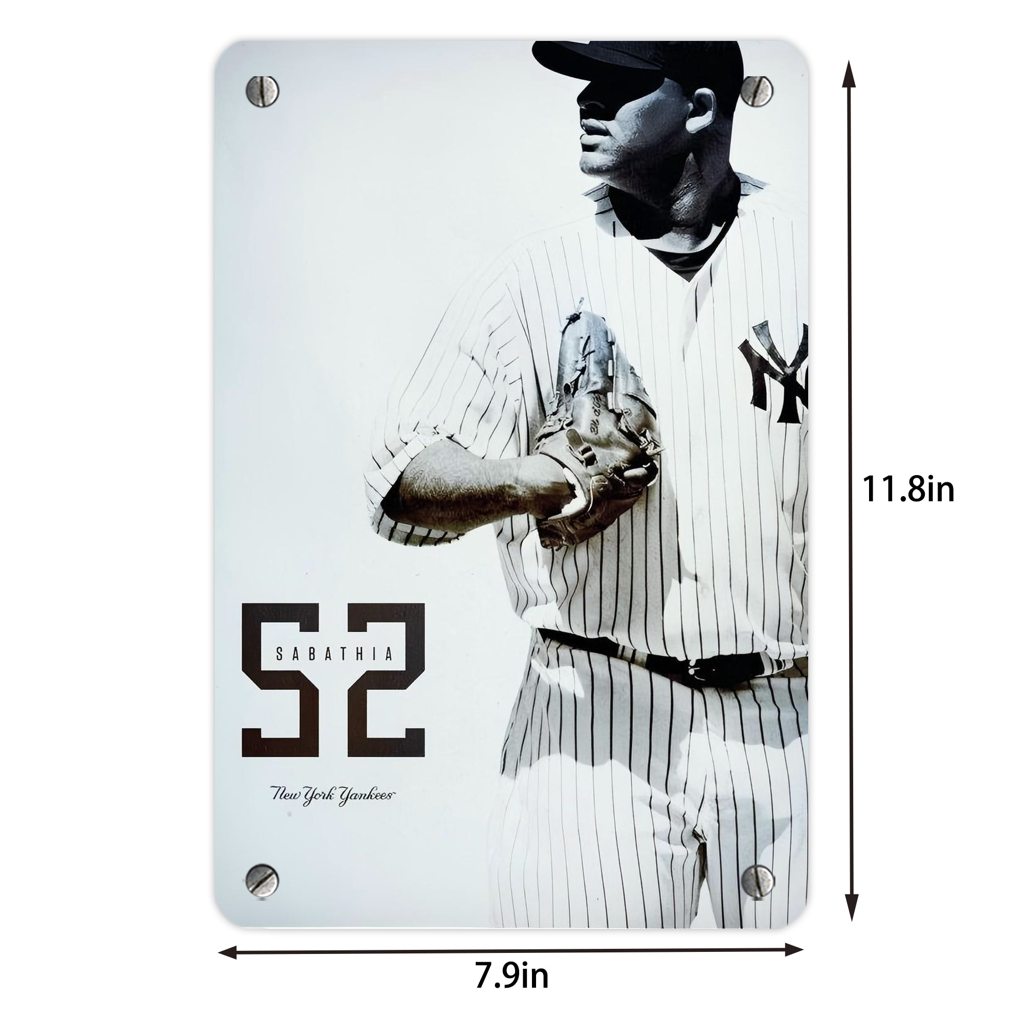 CC Sabatnia 8 Metal Tin Sign 8x12inch - High-Quality Full-Print Decorative Wall Art, Durable Rust-Resistant Metal Plaque For Living Room, Bedroom, Kitchen, Office, Bar Décor