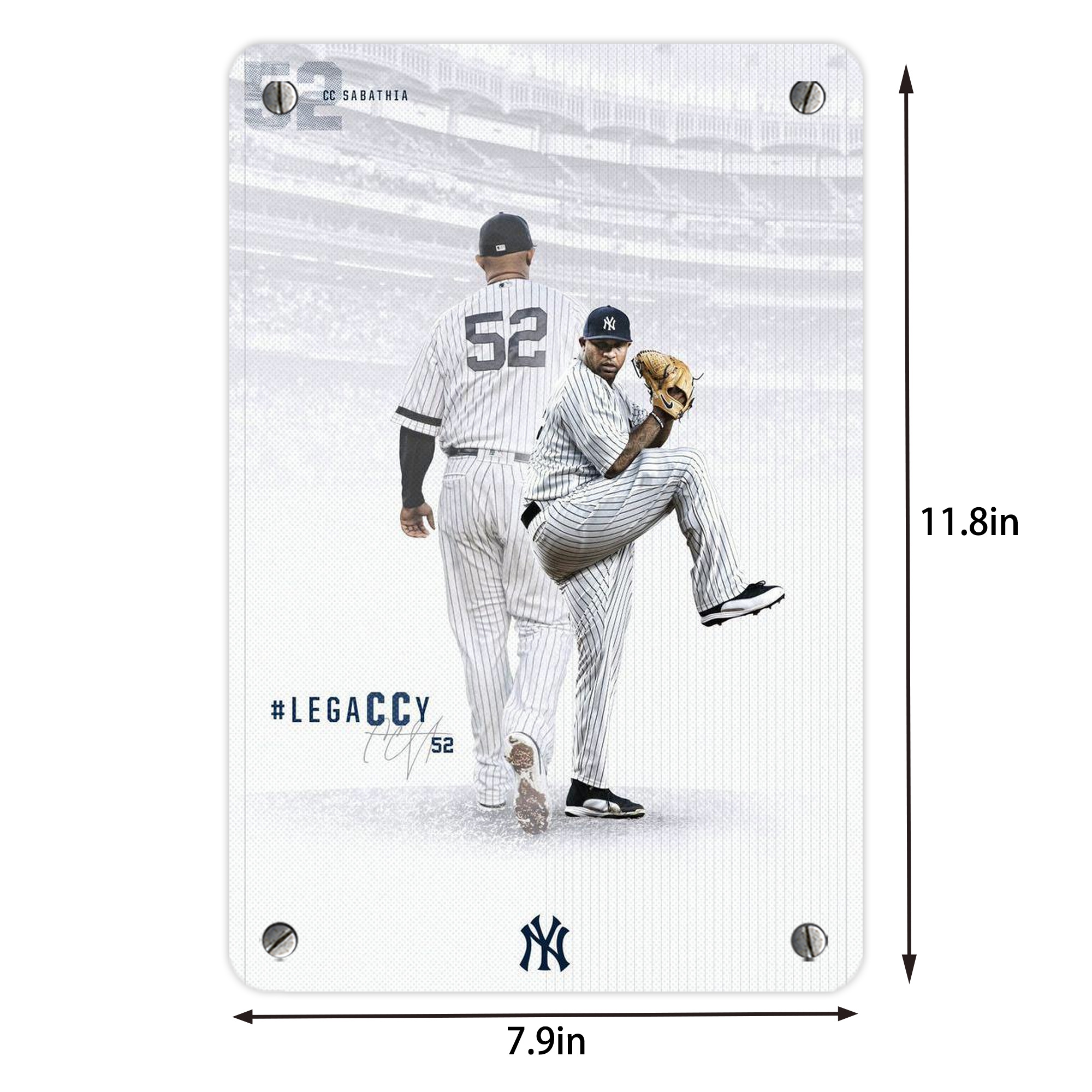 CC Sabatnia 9 Metal Tin Sign 8x12inch - High-Quality Full-Print Decorative Wall Art, Durable Rust-Resistant Metal Plaque For Living Room, Bedroom, Kitchen, Office, Bar Décor