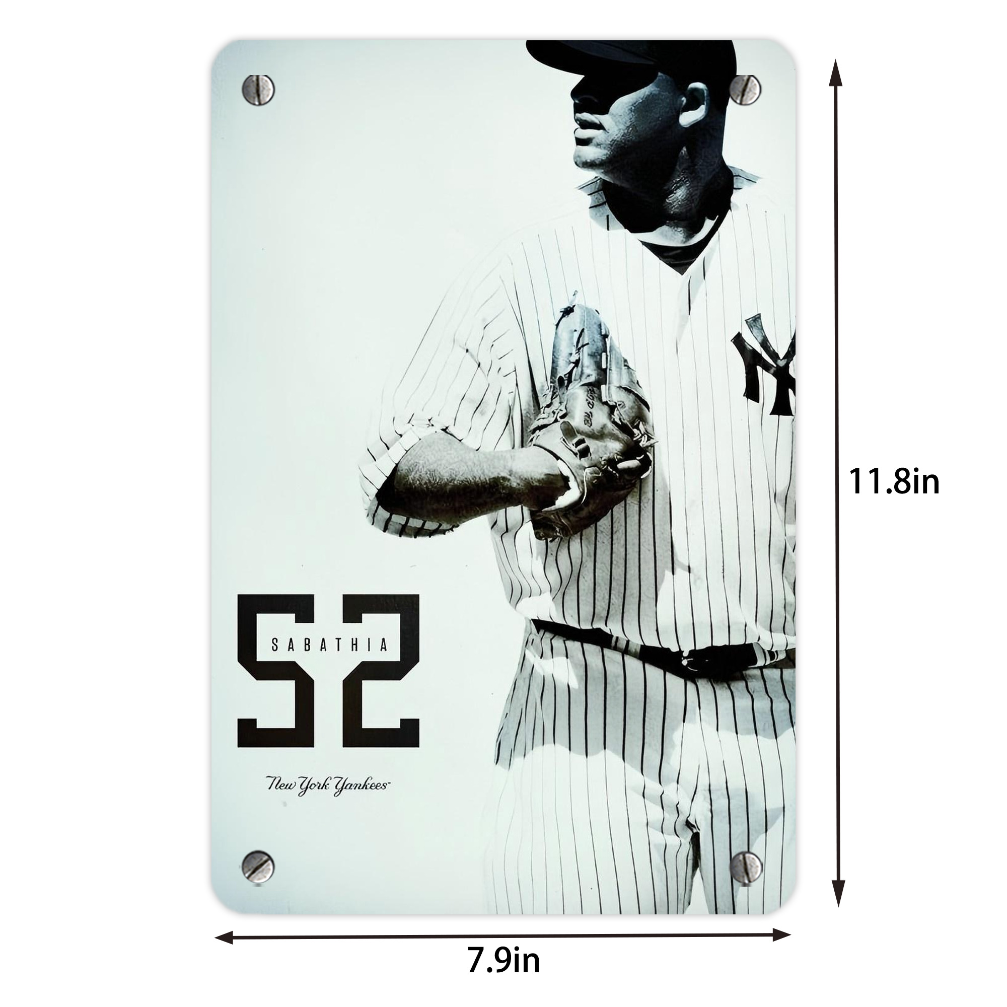 CC Sabatnia 12 Metal Tin Sign 8x12inch - High-Quality Full-Print Decorative Wall Art, Durable Rust-Resistant Metal Plaque For Living Room, Bedroom, Kitchen, Office, Bar Décor