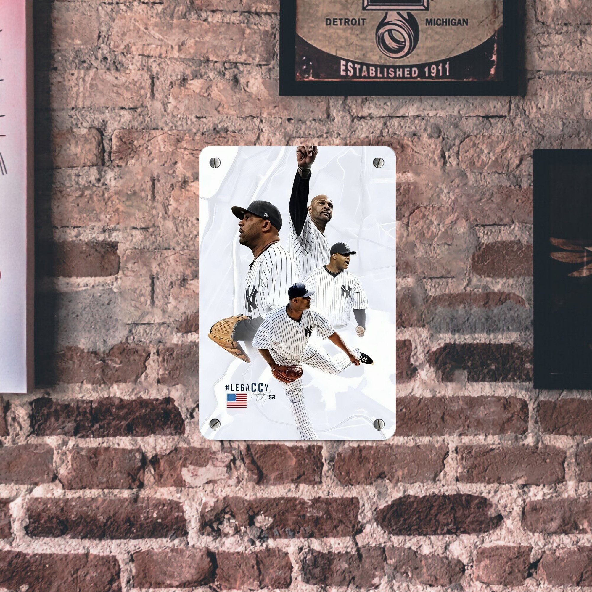 CC Sabatnia 13 Metal Tin Sign 8x12inch - High-Quality Full-Print Decorative Wall Art, Durable Rust-Resistant Metal Plaque For Living Room, Bedroom, Kitchen, Office, Bar Décor