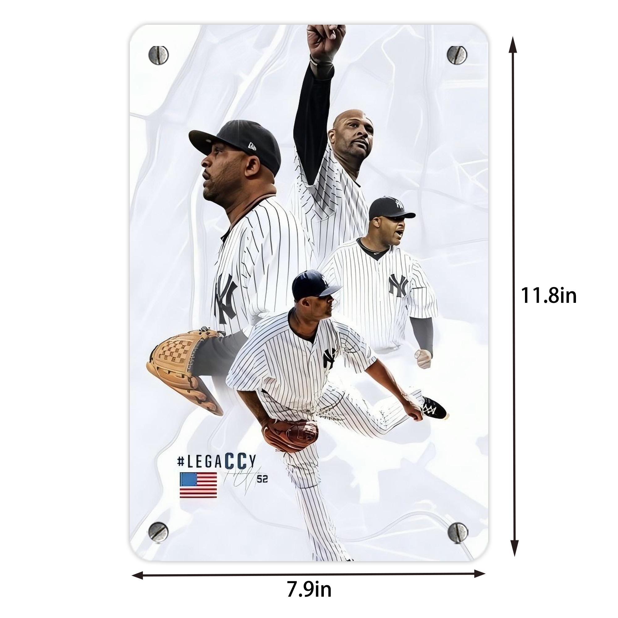 CC Sabatnia 13 Metal Tin Sign 8x12inch - High-Quality Full-Print Decorative Wall Art, Durable Rust-Resistant Metal Plaque For Living Room, Bedroom, Kitchen, Office, Bar Décor