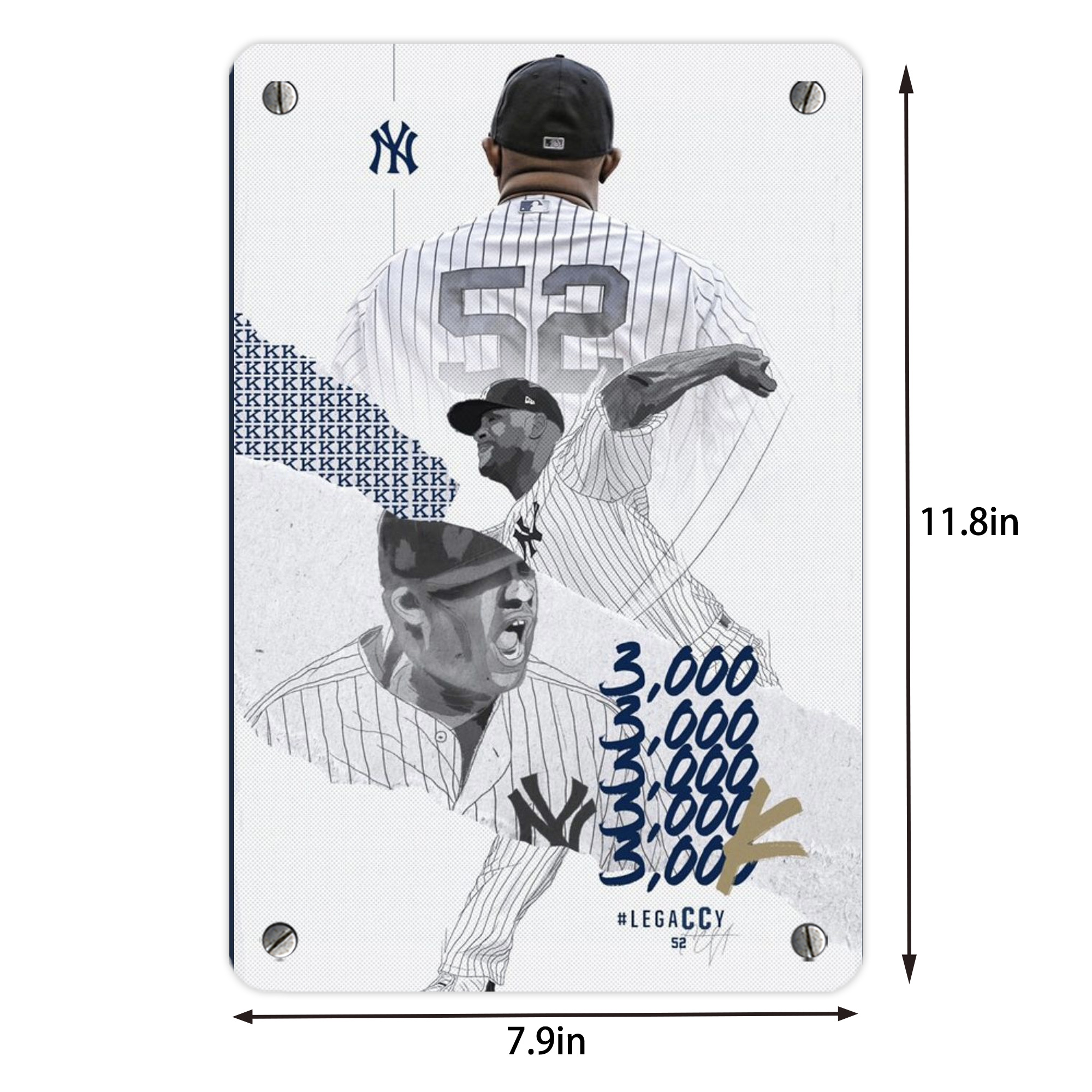 CC Sabatnia 15 Metal Tin Sign 8x12inch - High-Quality Full-Print Decorative Wall Art, Durable Rust-Resistant Metal Plaque For Living Room, Bedroom, Kitchen, Office, Bar Décor