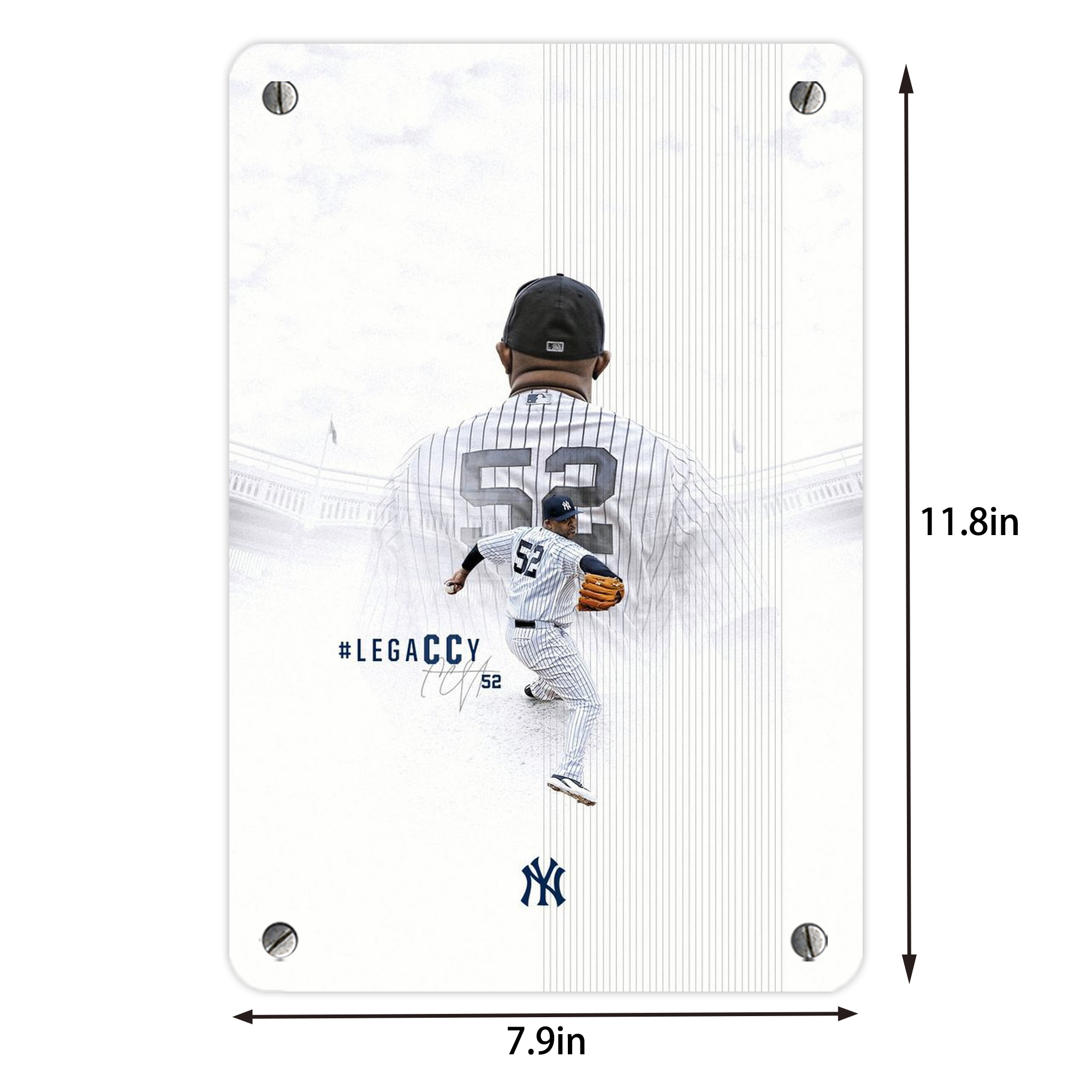 CC Sabatnia 19 Metal Tin Sign 8x12inch - High-Quality Full-Print Decorative Wall Art, Durable Rust-Resistant Metal Plaque For Living Room, Bedroom, Kitchen, Office, Bar Décor