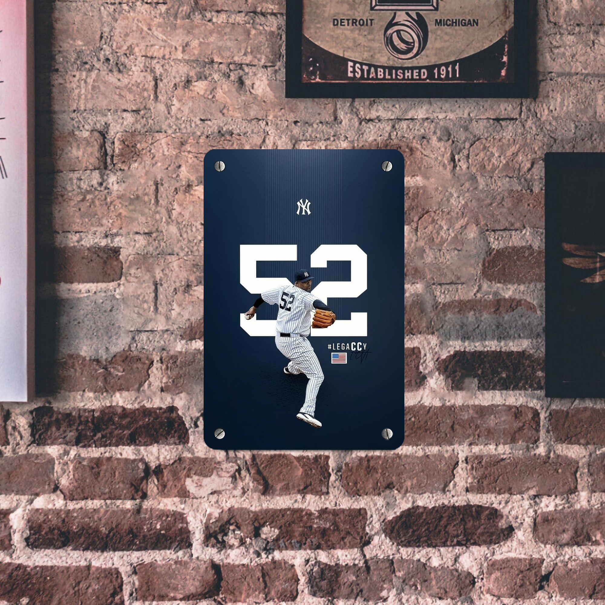 CC Sabatnia 22 Metal Tin Sign 8x12inch - High-Quality Full-Print Decorative Wall Art, Durable Rust-Resistant Metal Plaque For Living Room, Bedroom, Kitchen, Office, Bar Décor