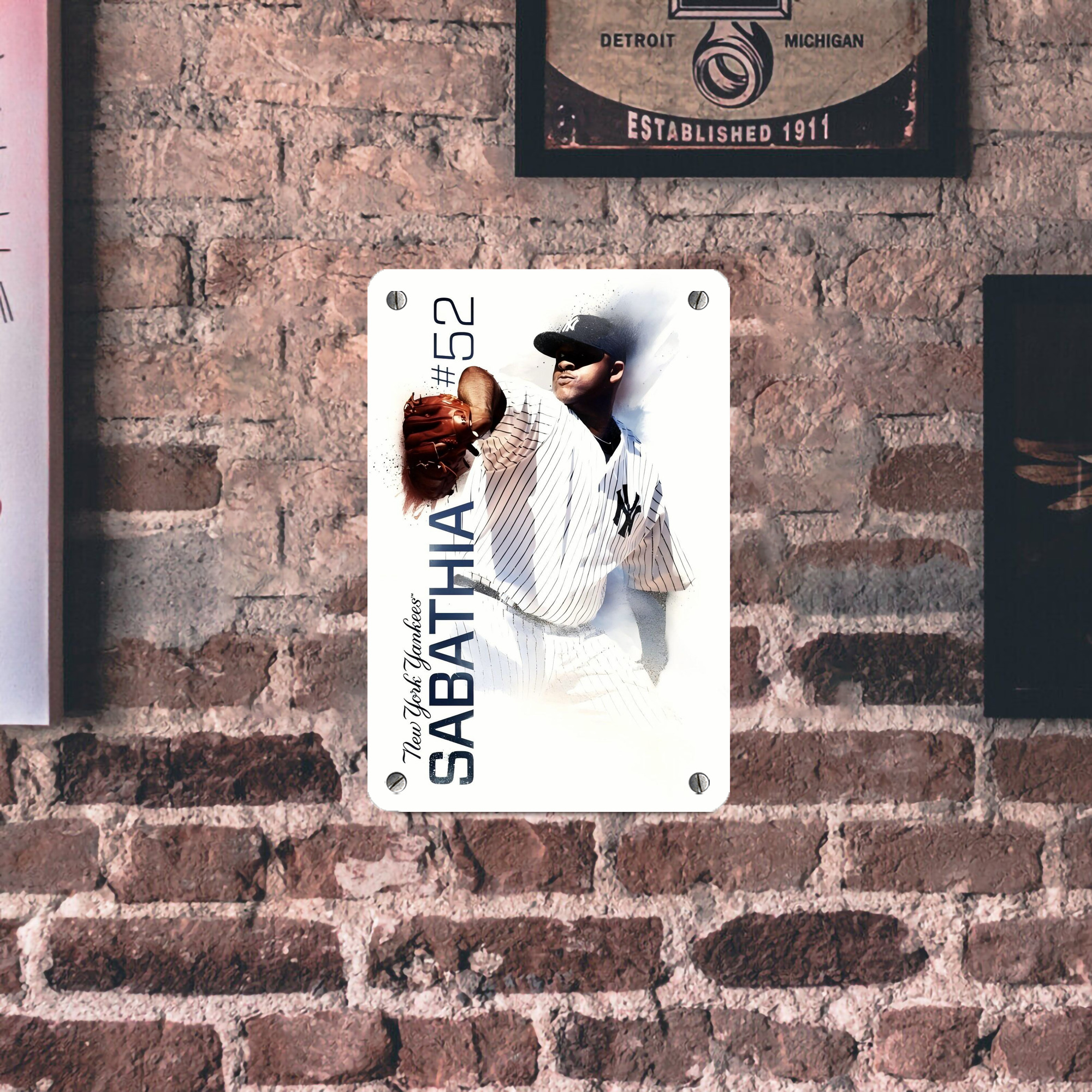 CC Sabatnia 25 Metal Tin Sign 8x12inch - High-Quality Full-Print Decorative Wall Art, Durable Rust-Resistant Metal Plaque For Living Room, Bedroom, Kitchen, Office, Bar Décor