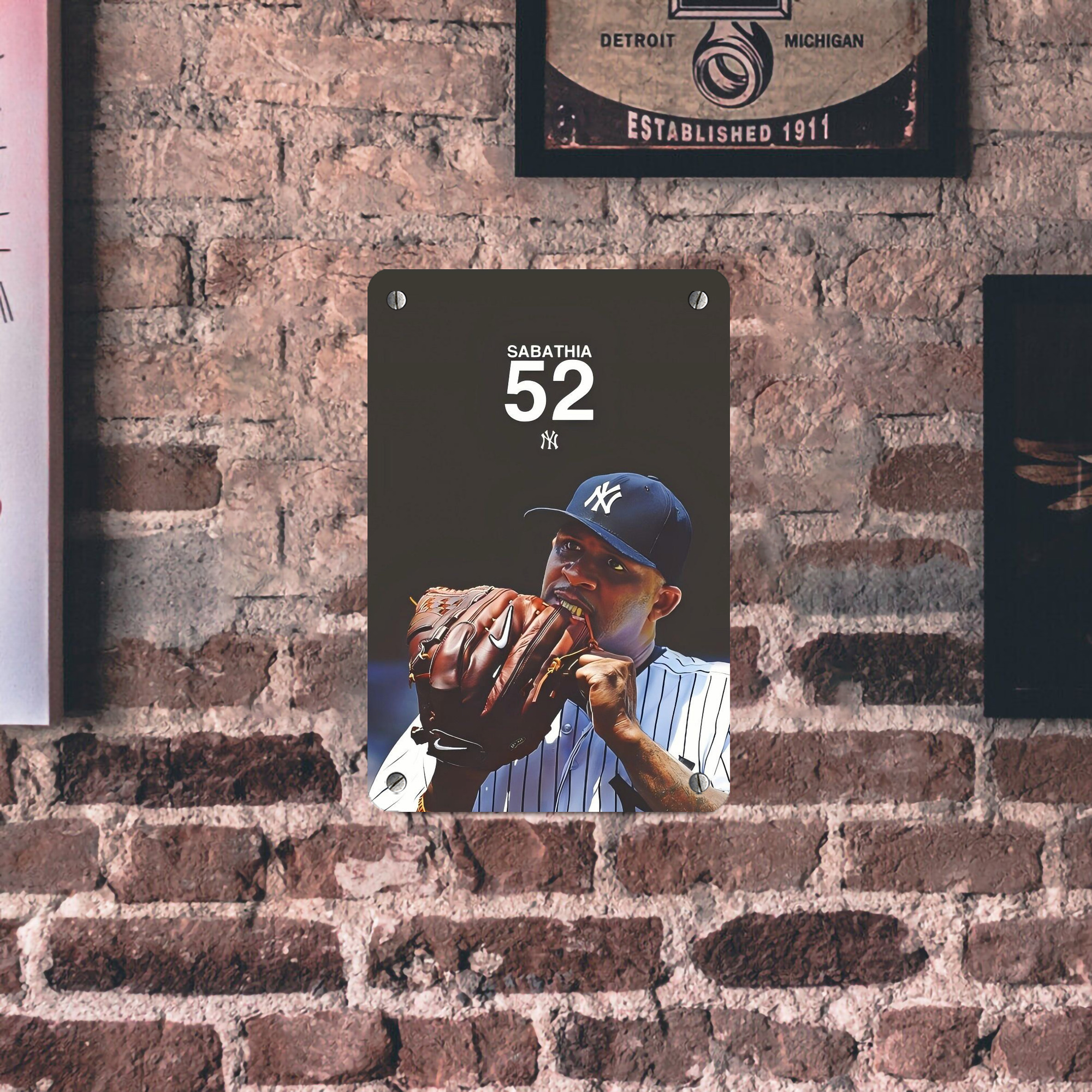 CC Sabatnia 33 Metal Tin Sign 8x12inch - High-Quality Full-Print Decorative Wall Art, Durable Rust-Resistant Metal Plaque For Living Room, Bedroom, Kitchen, Office, Bar Décor