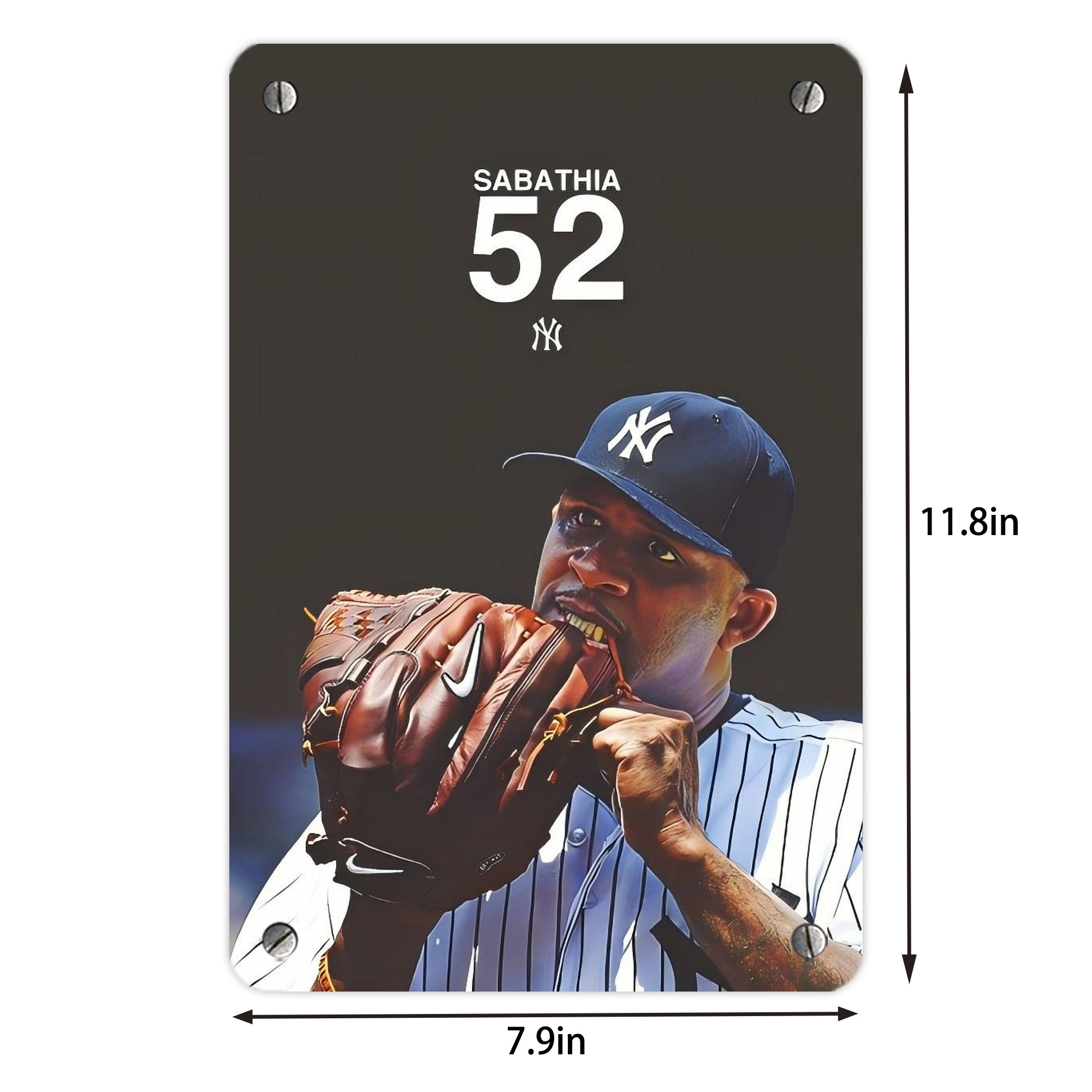 CC Sabatnia 33 Metal Tin Sign 8x12inch - High-Quality Full-Print Decorative Wall Art, Durable Rust-Resistant Metal Plaque For Living Room, Bedroom, Kitchen, Office, Bar Décor