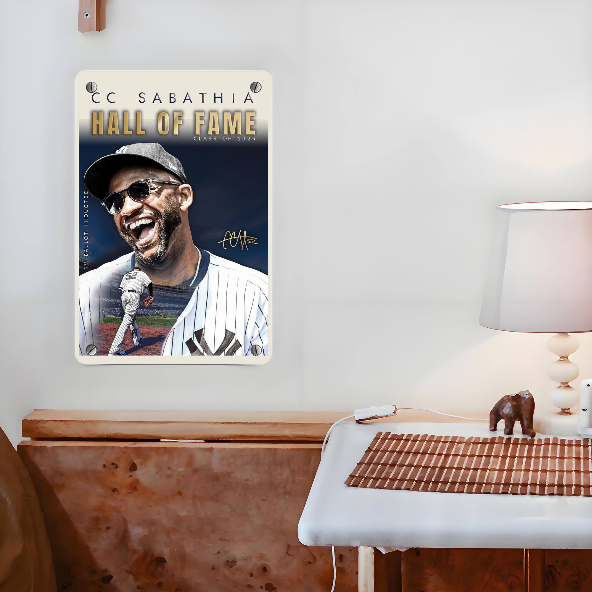 CC Sabatnia 34 Metal Tin Sign 8x12inch - High-Quality Full-Print Decorative Wall Art, Durable Rust-Resistant Metal Plaque For Living Room, Bedroom, Kitchen, Office, Bar Décor