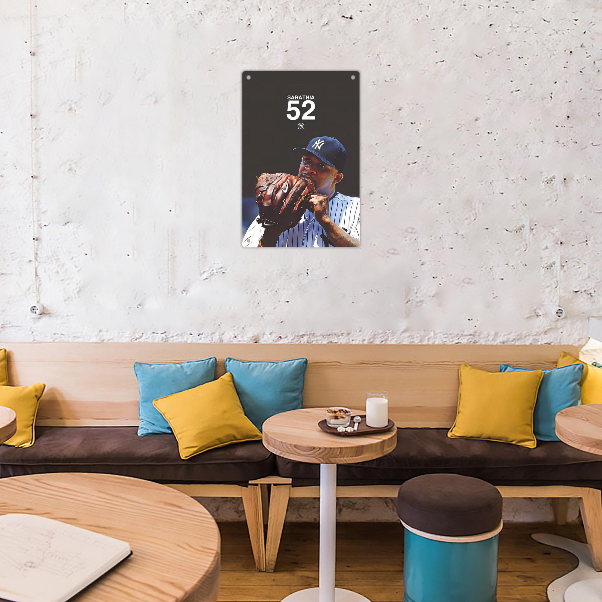 CC Sabatnia 33 8x12inch Vertical Aluminum Sign - Durable Fade-Resistant Indoor/Outdoor Safety & Information Plaque For Office, Hotel, Restaurant, Bar, Public Spaces