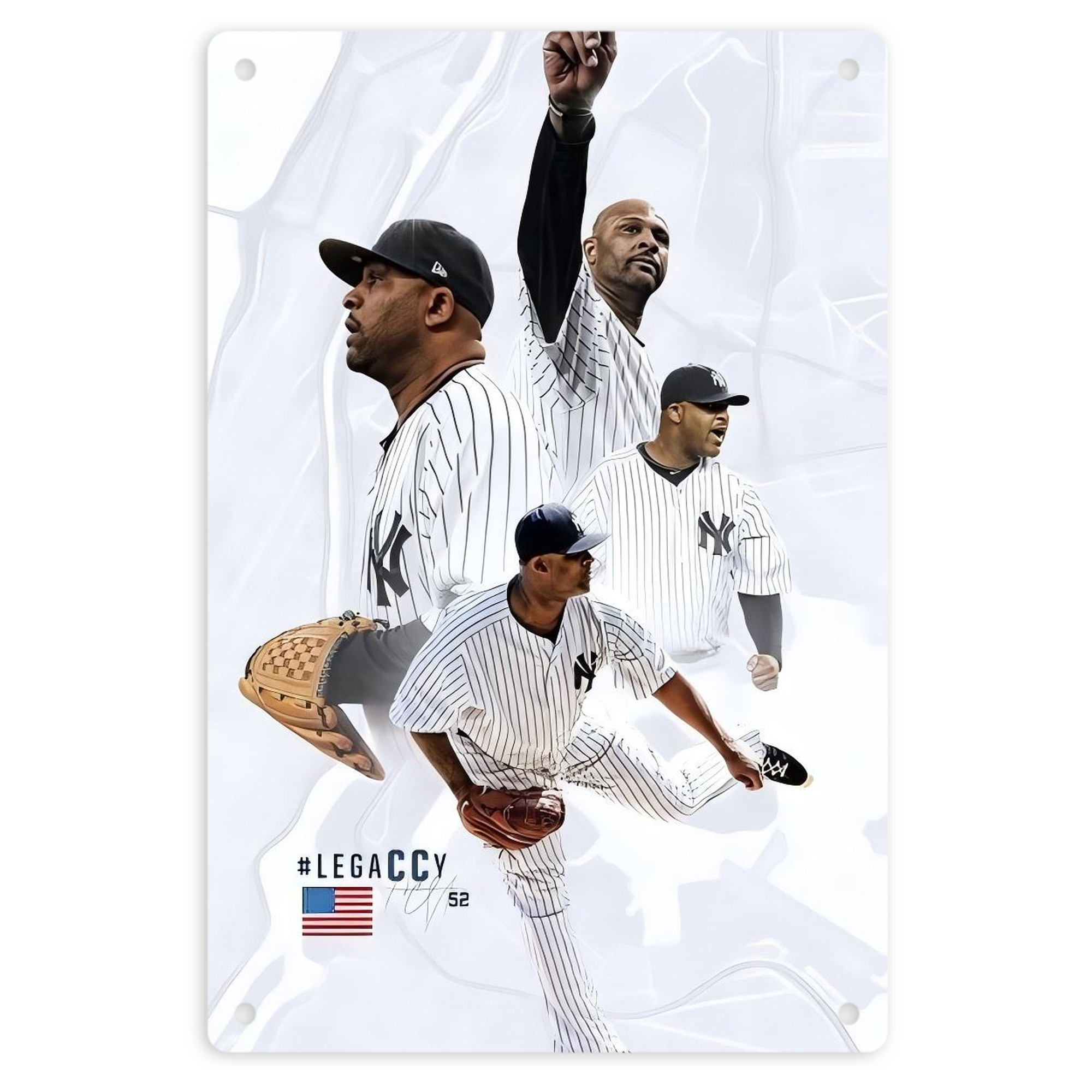 CC Sabatnia 13 8x12inch Vertical Aluminum Sign - Durable Fade-Resistant Indoor/Outdoor Safety & Information Plaque For Office, Hotel, Restaurant, Bar, Public Spaces