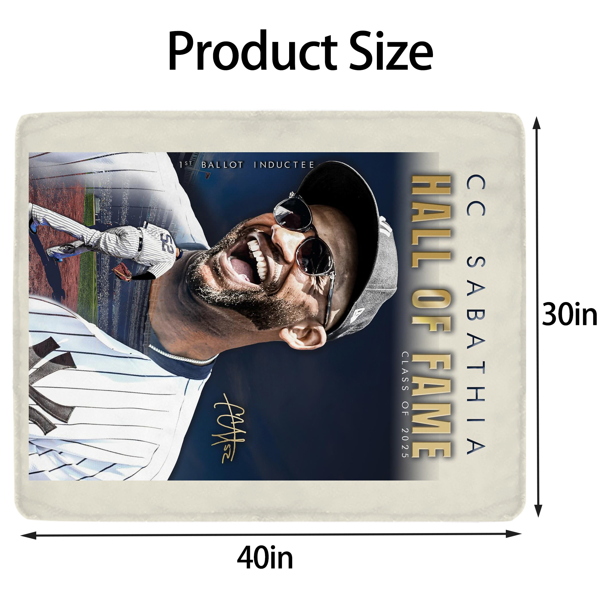 CC Sabatnia 34 Soft Plush Fleece Blanket 30x40 Inch - 300GSM Flannel, Ultra Soft & Warm, Lightweight & Durable, Perfect For Kids, Adults, Couch, Bed, Camping, Travel, Gift For Family & Friends