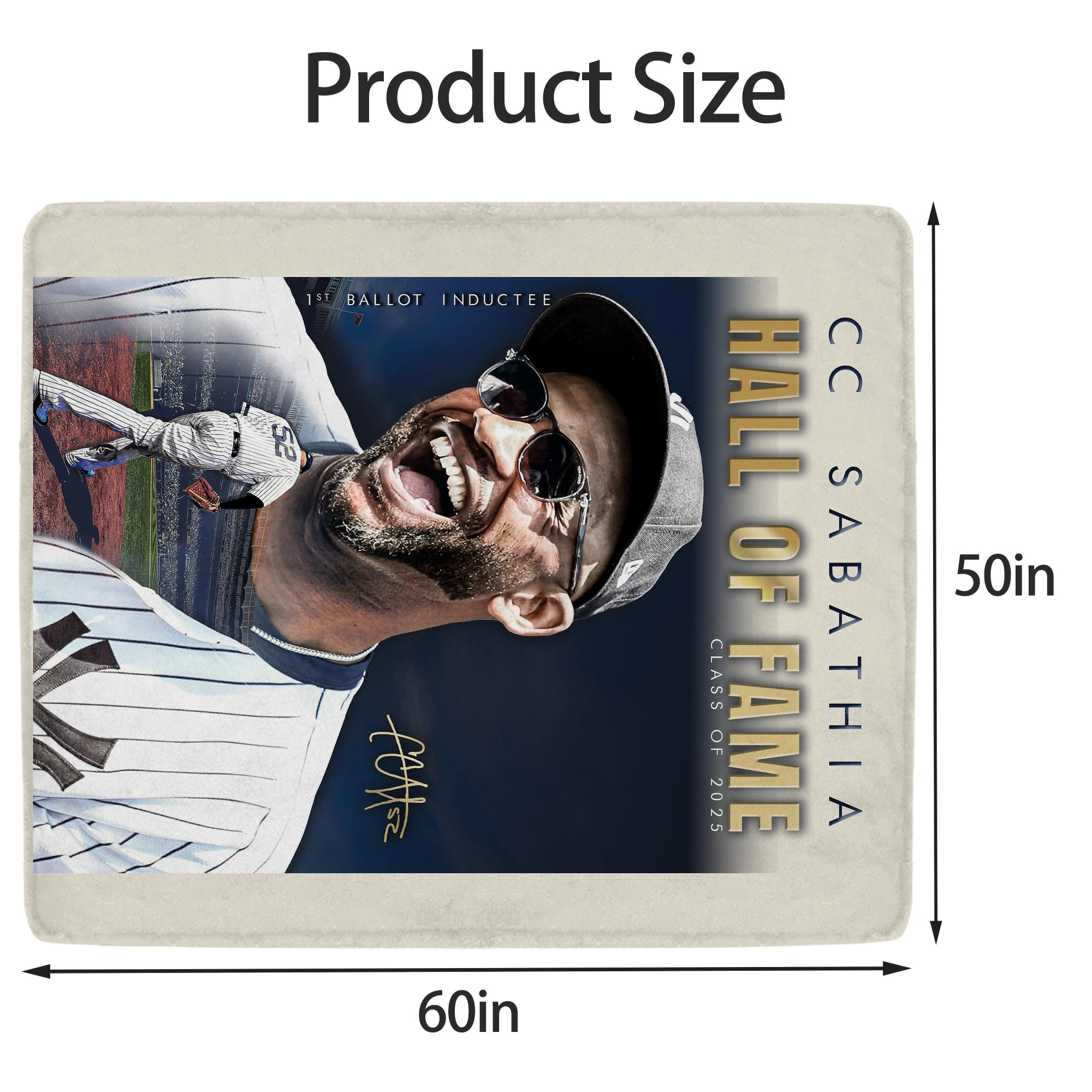 CC Sabatnia 34 Soft Fleece Throw Blanket 50 X 60 Inch – Super Soft, Lightweight, And Durable – Perfect For Sofa, Bed, Camping, And More – Ideal Gift For Family And Friends