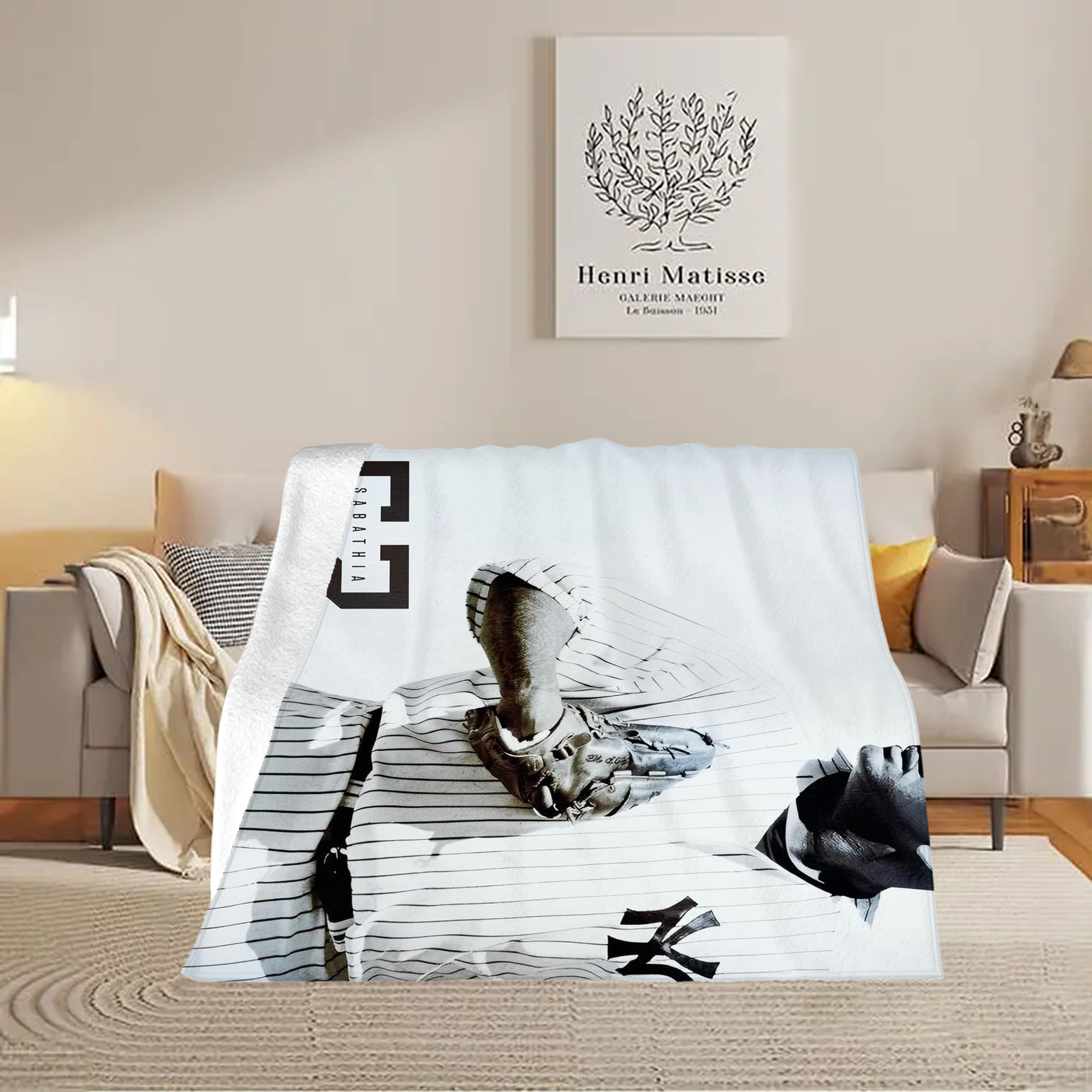 CC Sabatnia 8 Soft Fleece Throw Blanket 50 X 60 Inch – Super Soft, Lightweight, And Durable – Perfect For Sofa, Bed, Camping, And More – Ideal Gift For Family And Friends