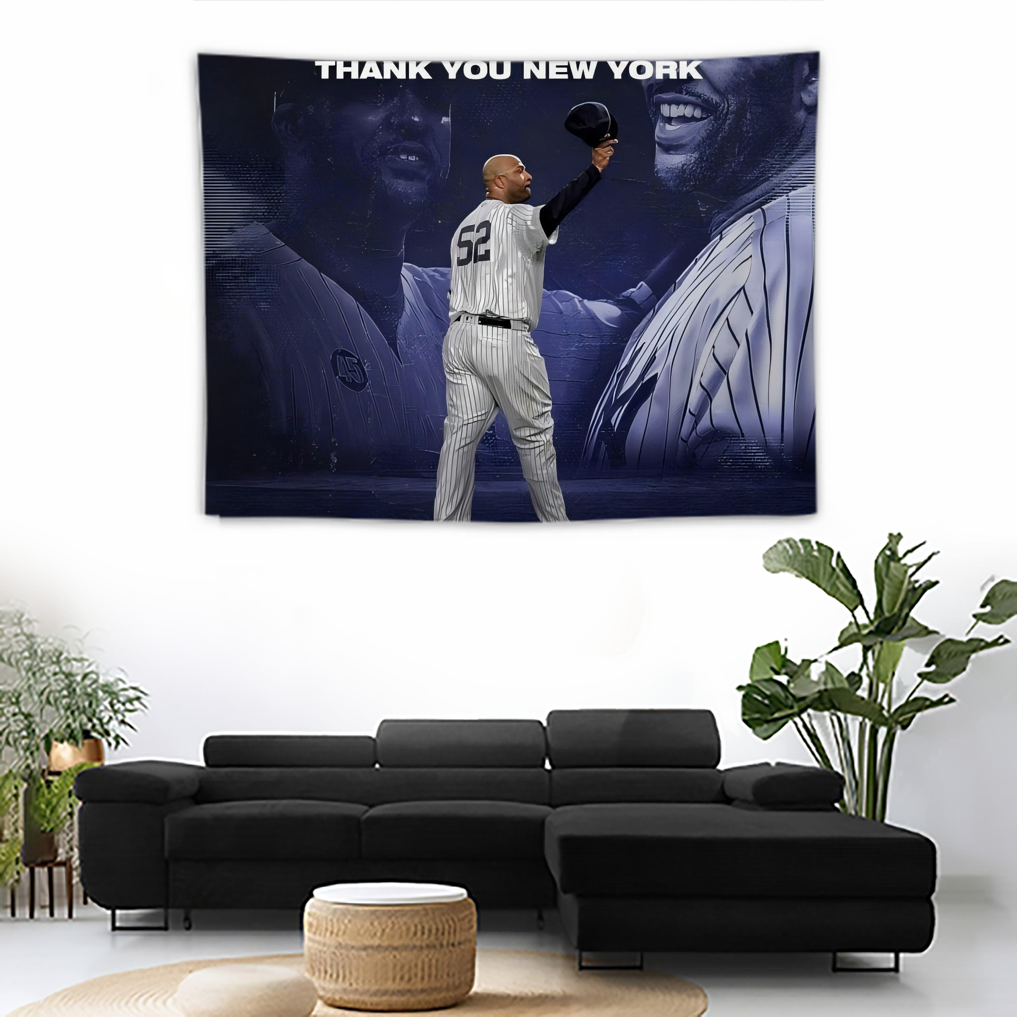 CC Sabatnia 30 Wall Tapestry For Bedroom Aesthetic – Boho Style Polyester Fabric Wall Hanging With Hooks – 60 X 90 Inch Large Size, Lightweight, Durable, Easy To Hang