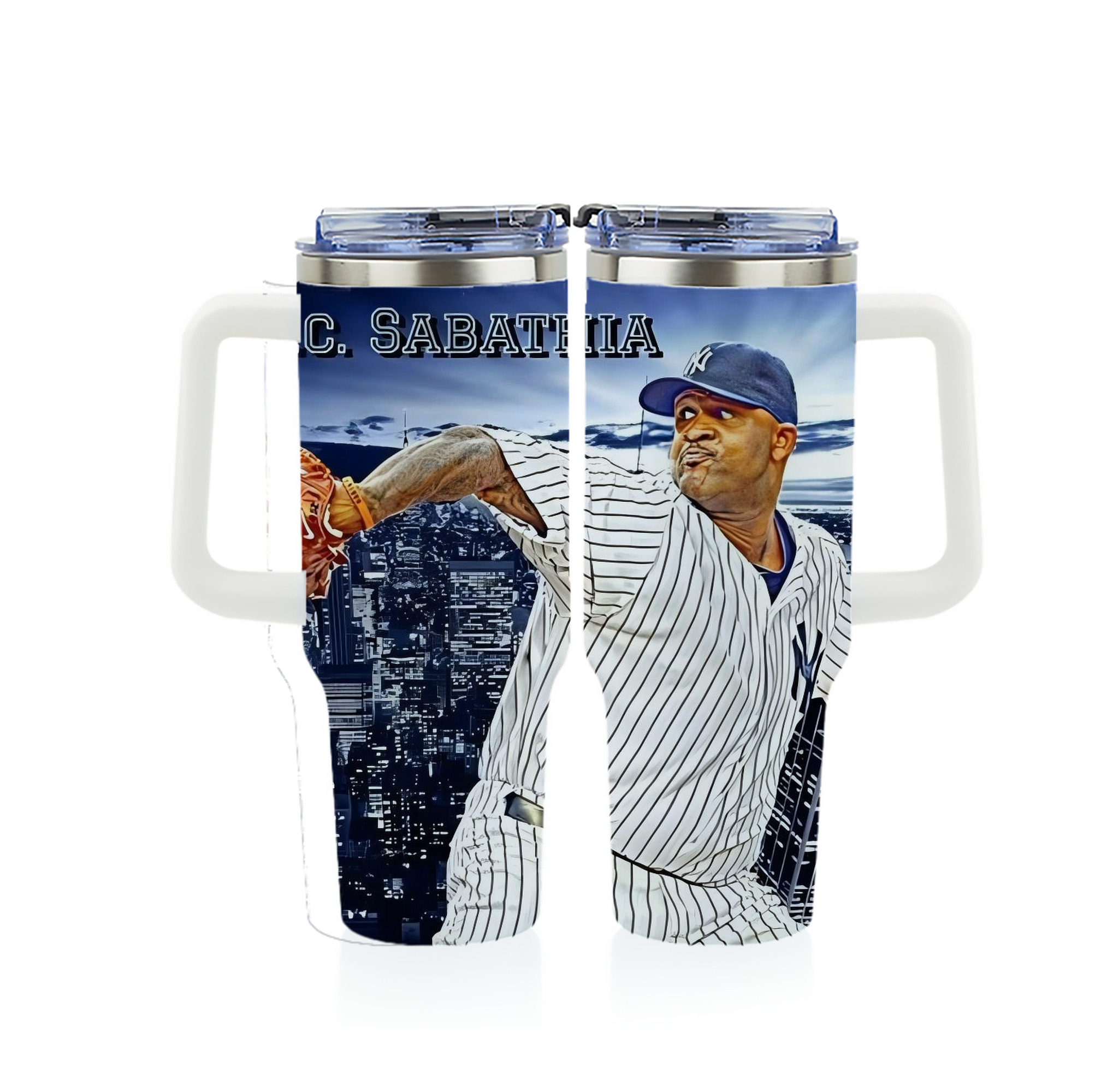 CC Sabatnia 11 40oz Full Wrap Car Tumbler – Durable Stainless Steel Travel Mug With Vibrant UV Print – Double Wall Insulated, Fits Most Car Cup Holders